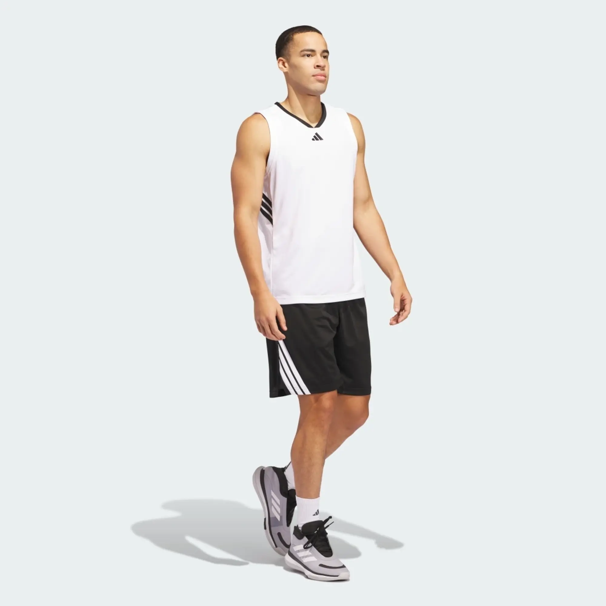 adidas Legends 3-Stripes Basketball Shorts