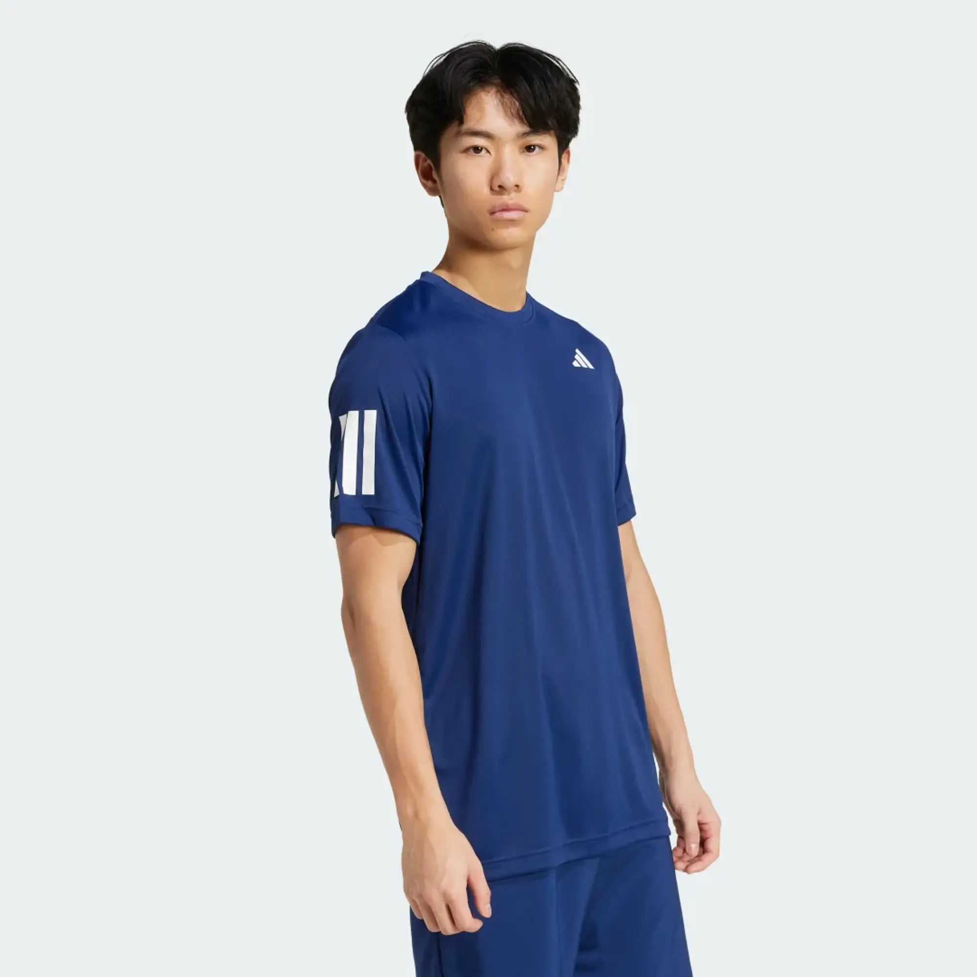 Adidas Club 3 Stripes Short Sleeve T-shirt