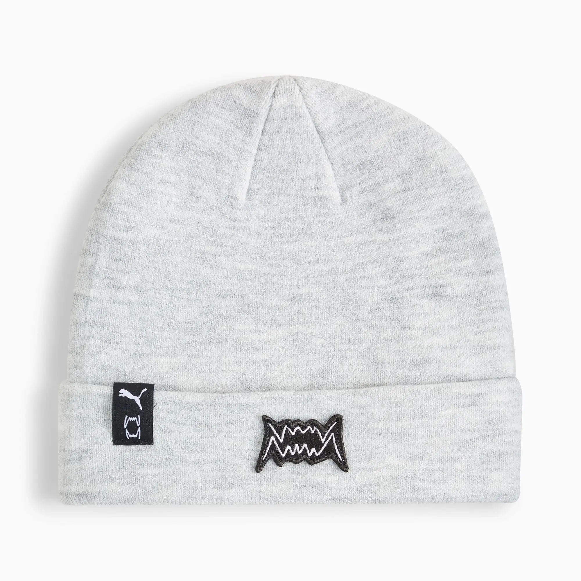 PUMA Basketball Beanie Hat, Light Grey Heather