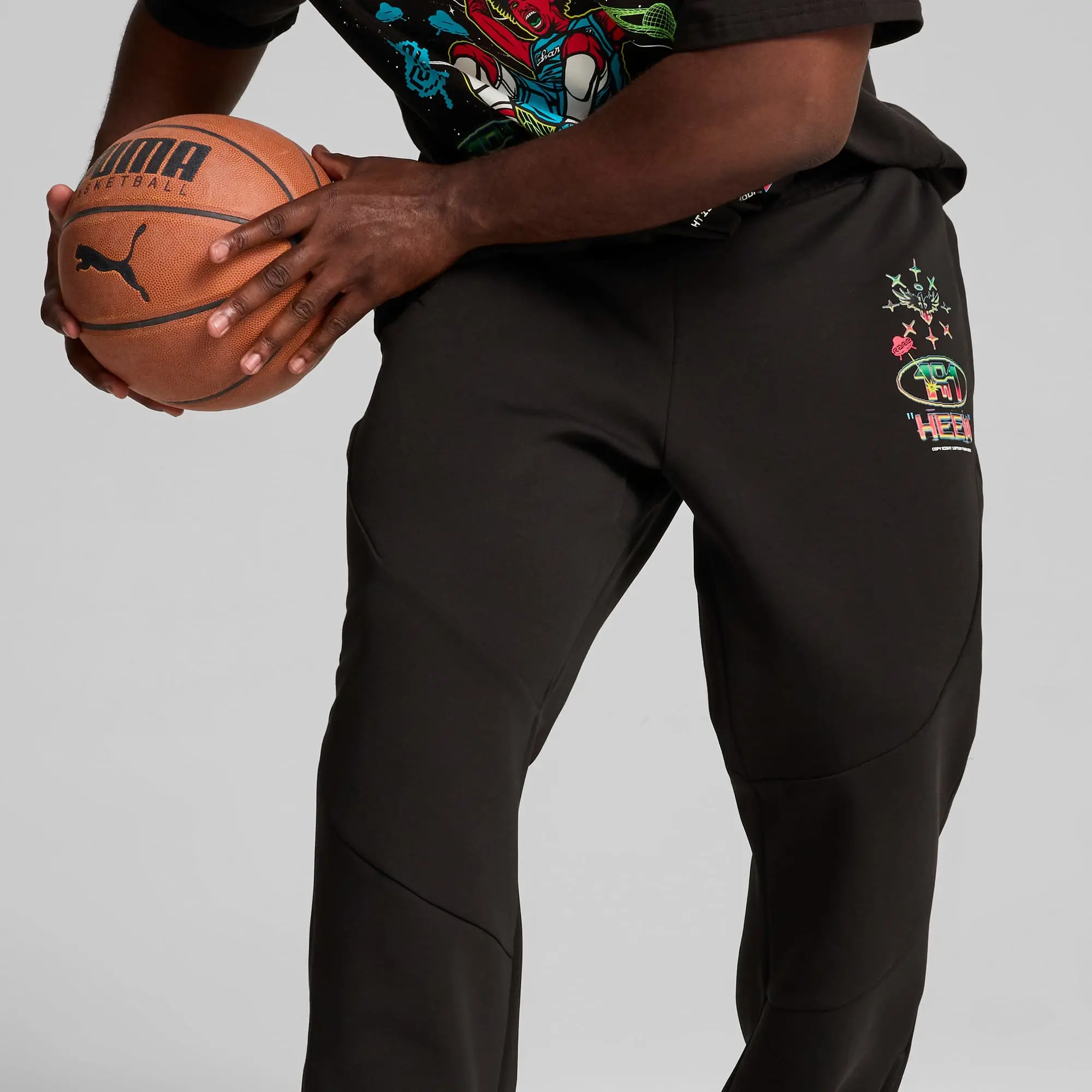 PUMA Melo 1Love Dime Basketball Pants Men, Black