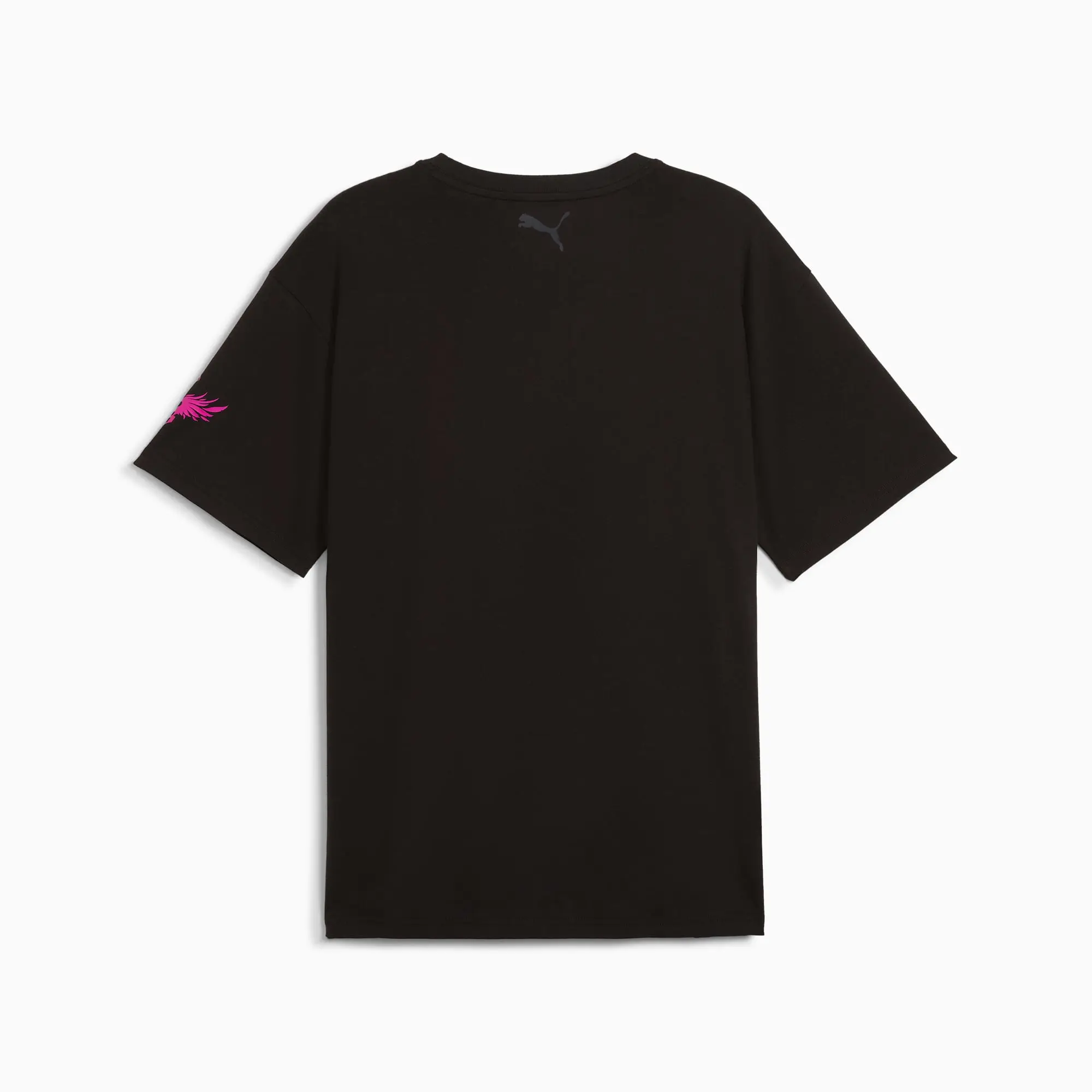 PUMA Melo Iridescent Hornets Basketball T-Shirt Men, Black
