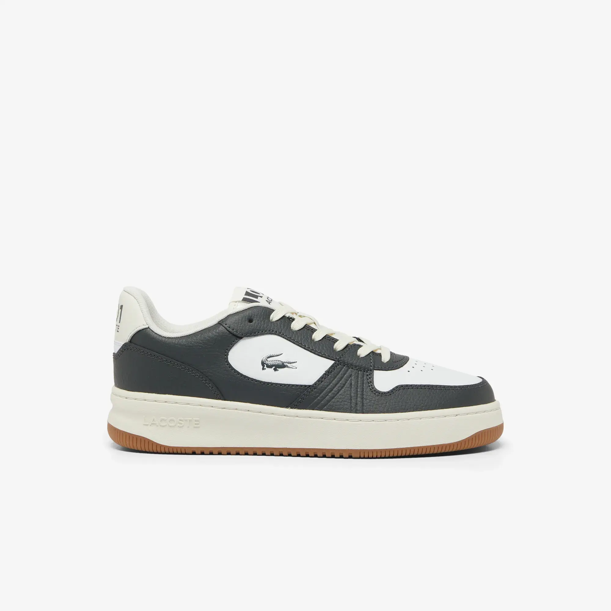 Lacoste Men's L001 Set Leather Sneakers - Dark Grey / Gum
