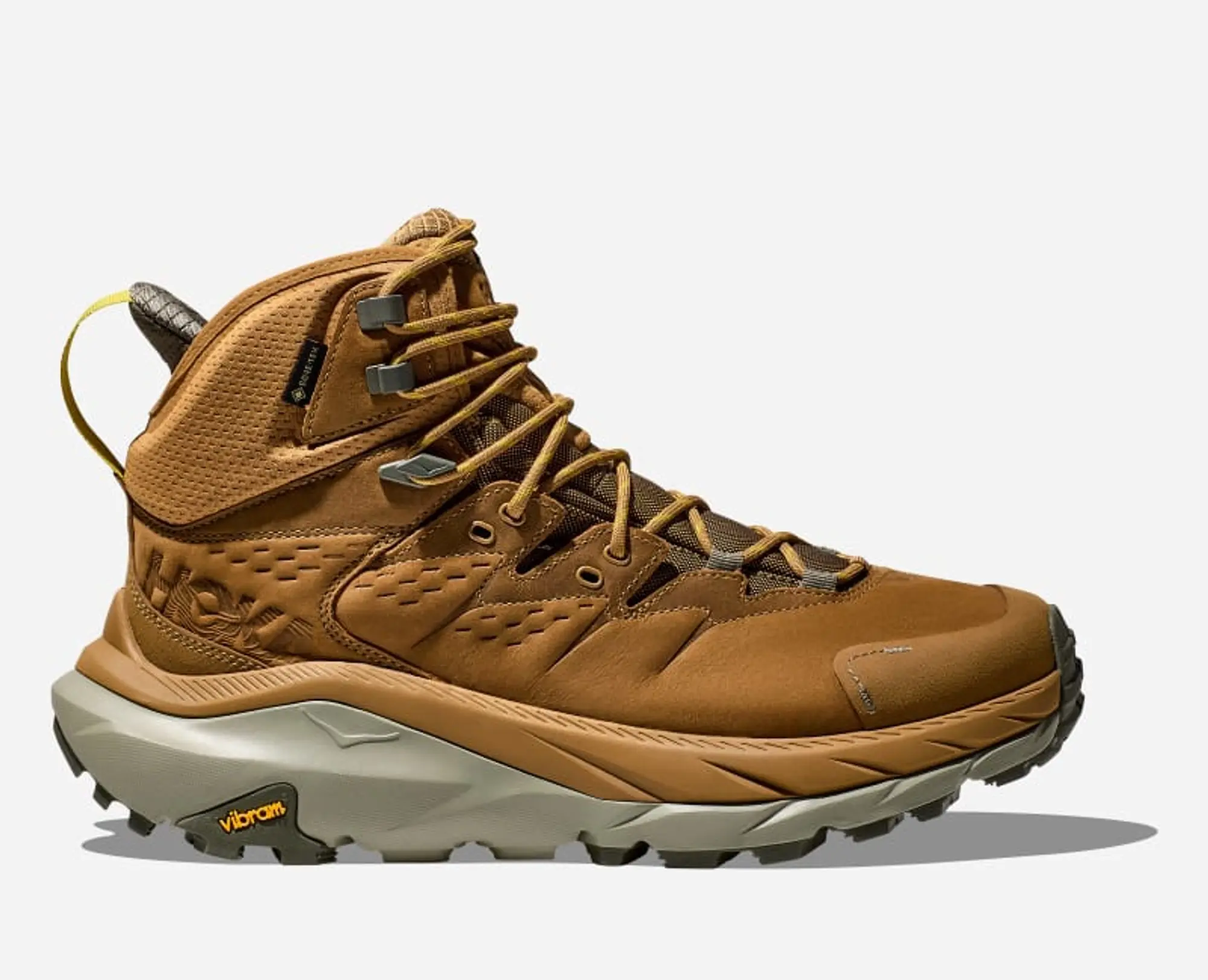 Hoka One One HOKA Men's Kaha 2 GORE-TEX Hiking Shoes in Honey/Barley