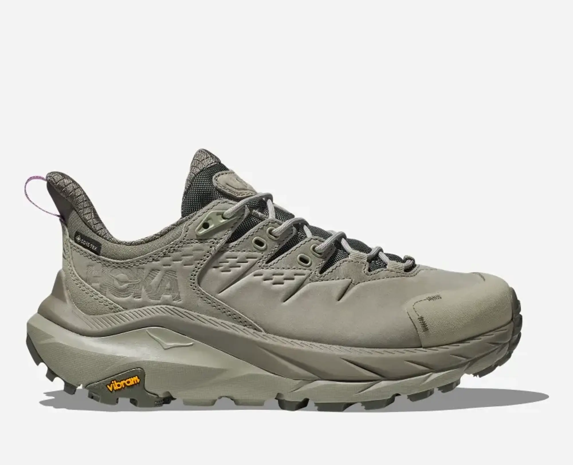 Hoka One One HOKA Women's Kaha 2 Low GORE-TEX Hiking Shoes in Slate/Barley