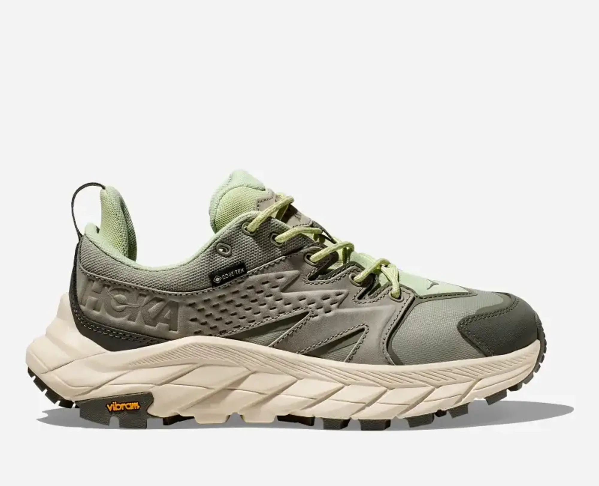 Hoka One One HOKA Anacapa Low GORE-TEX Hiking Shoes in Barley/Seed Green