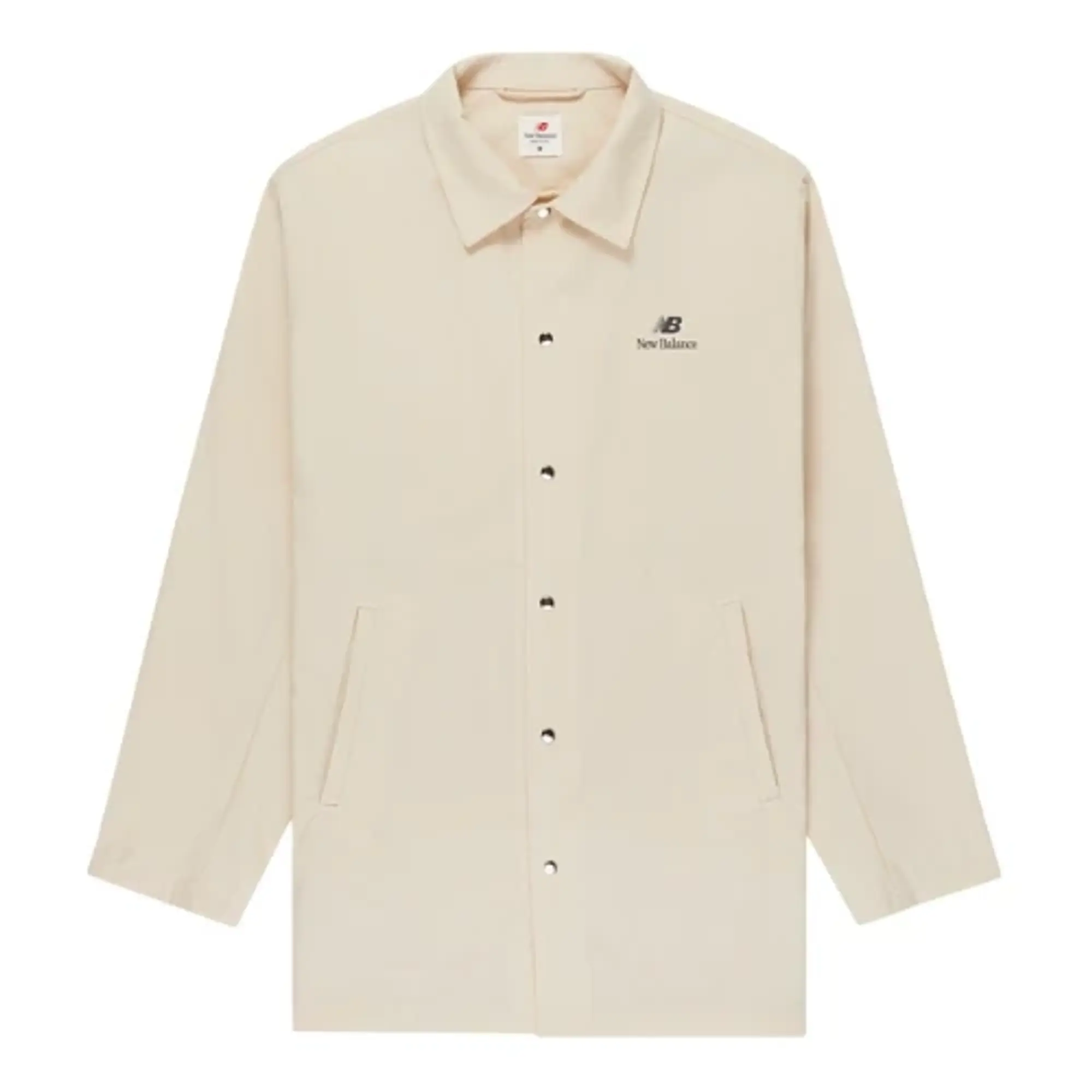 New Balance Men's MADE in USA Seasonal Work Shirt in Brown Polywoven