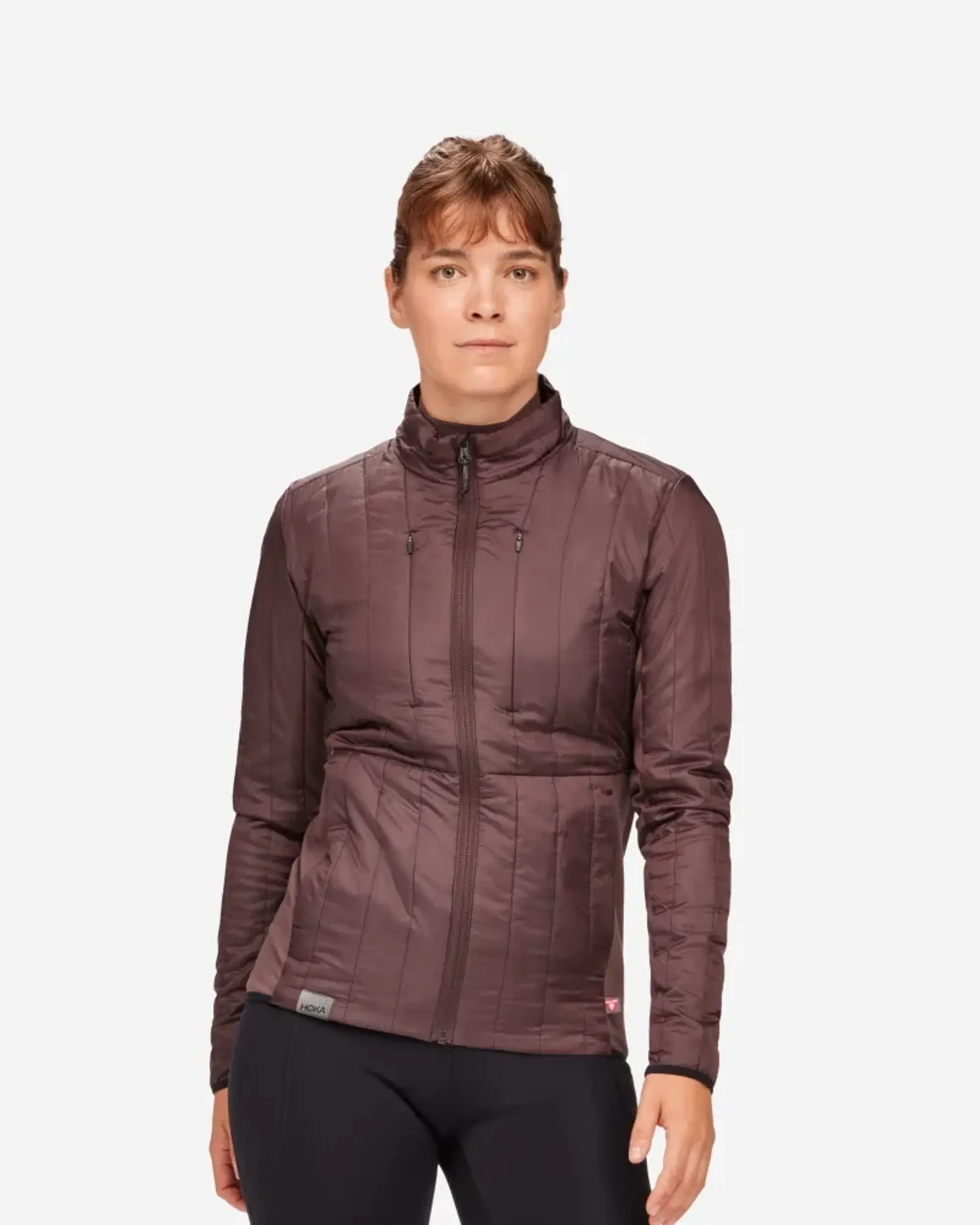 Hoka One One HOKA Women's ColdSnap Jacket in Raisin