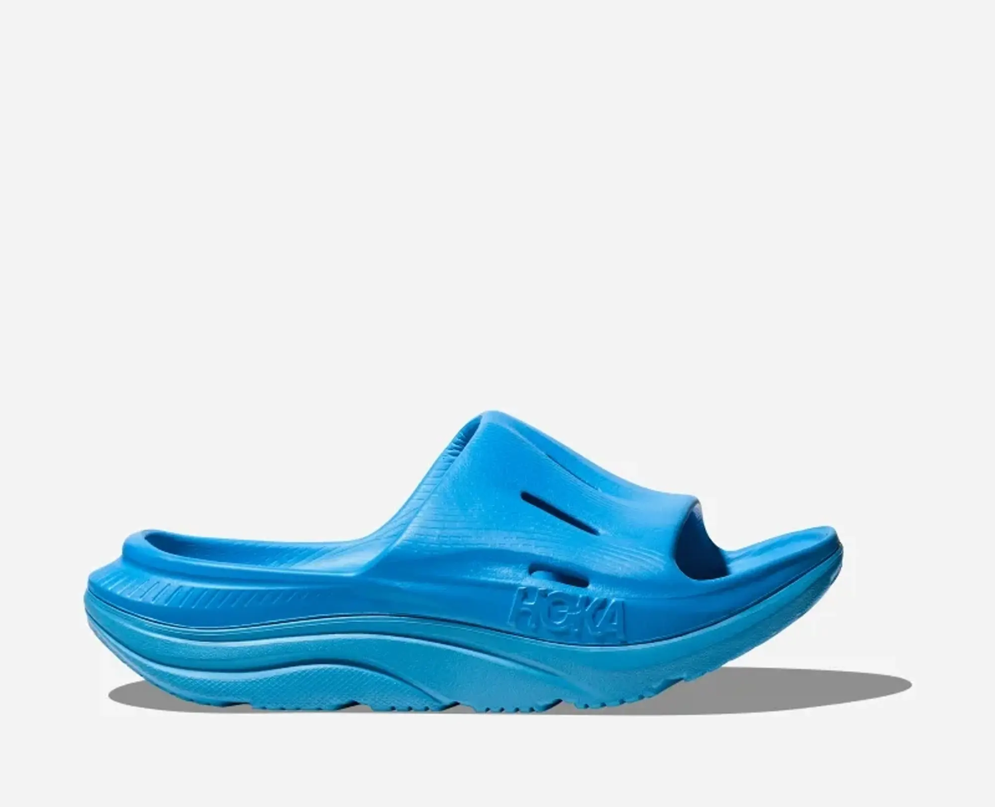 Hoka One One HOKA Kid's Ora Recovery Slide 3 in Diva Blue/Diva Blue