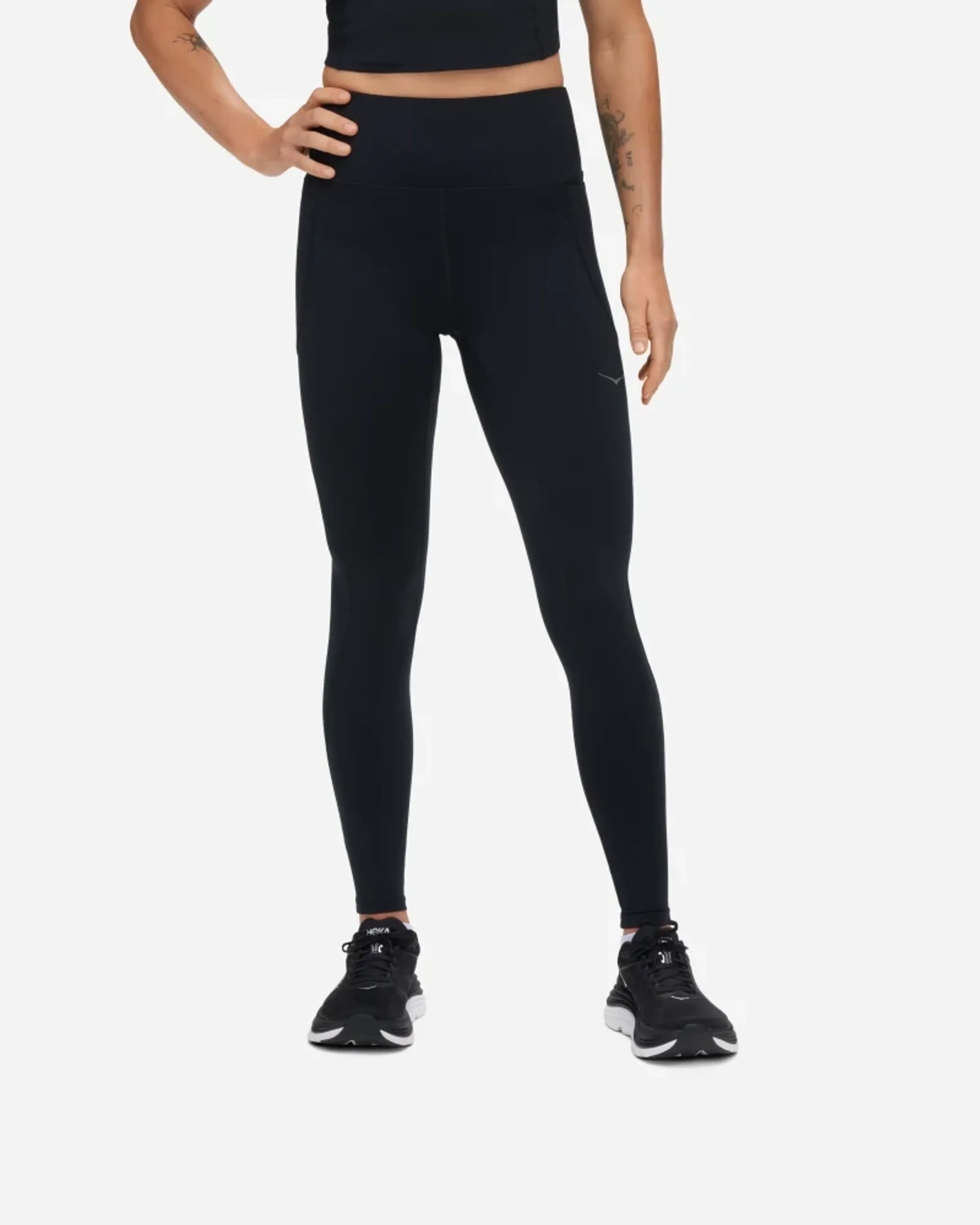 Hoka One One HOKA Women's Elaro Knit Tight 27 in Black