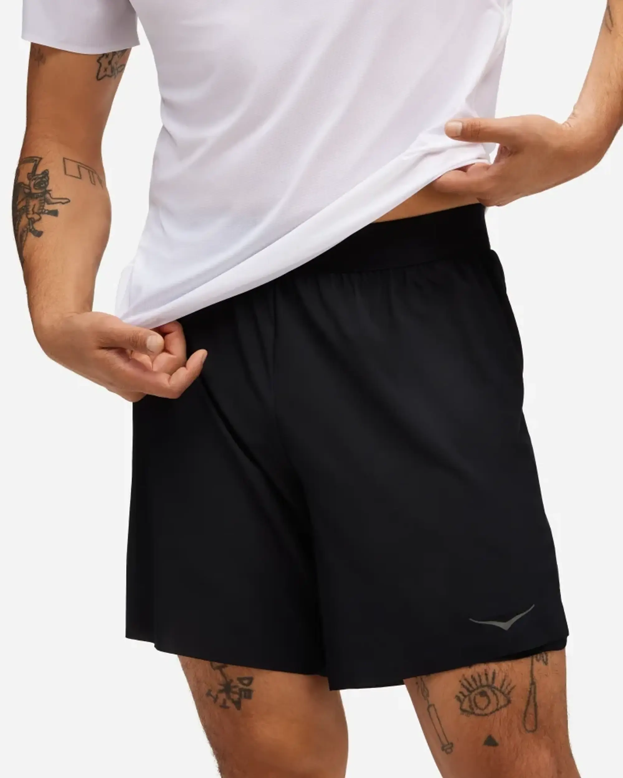 Hoka One One Hoka Hoka Glide 7 Inch 2-in-1 Running Shorts - AW24