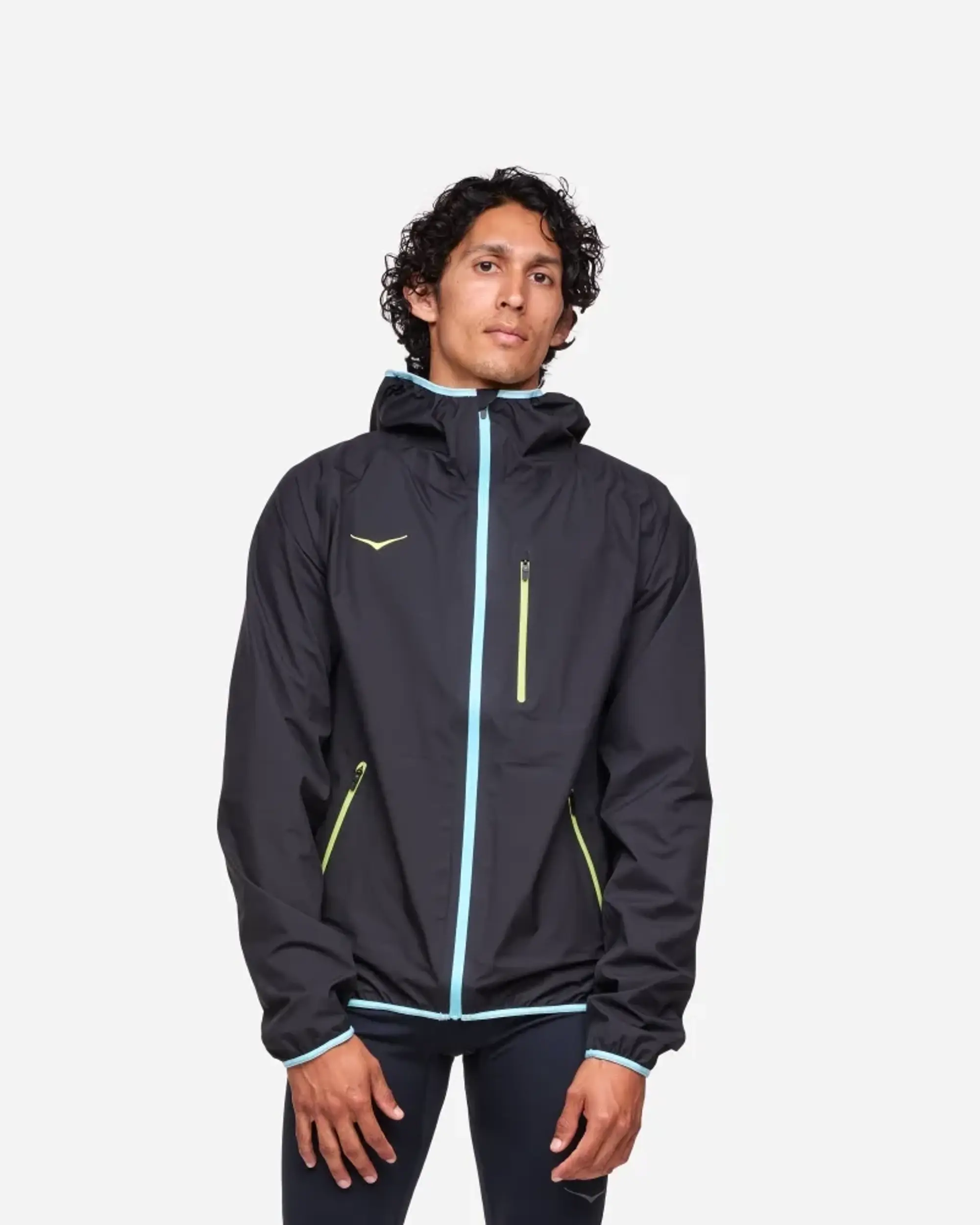 HOKA ONE ONE Men's M Tecsky Waterproof Jacket Black