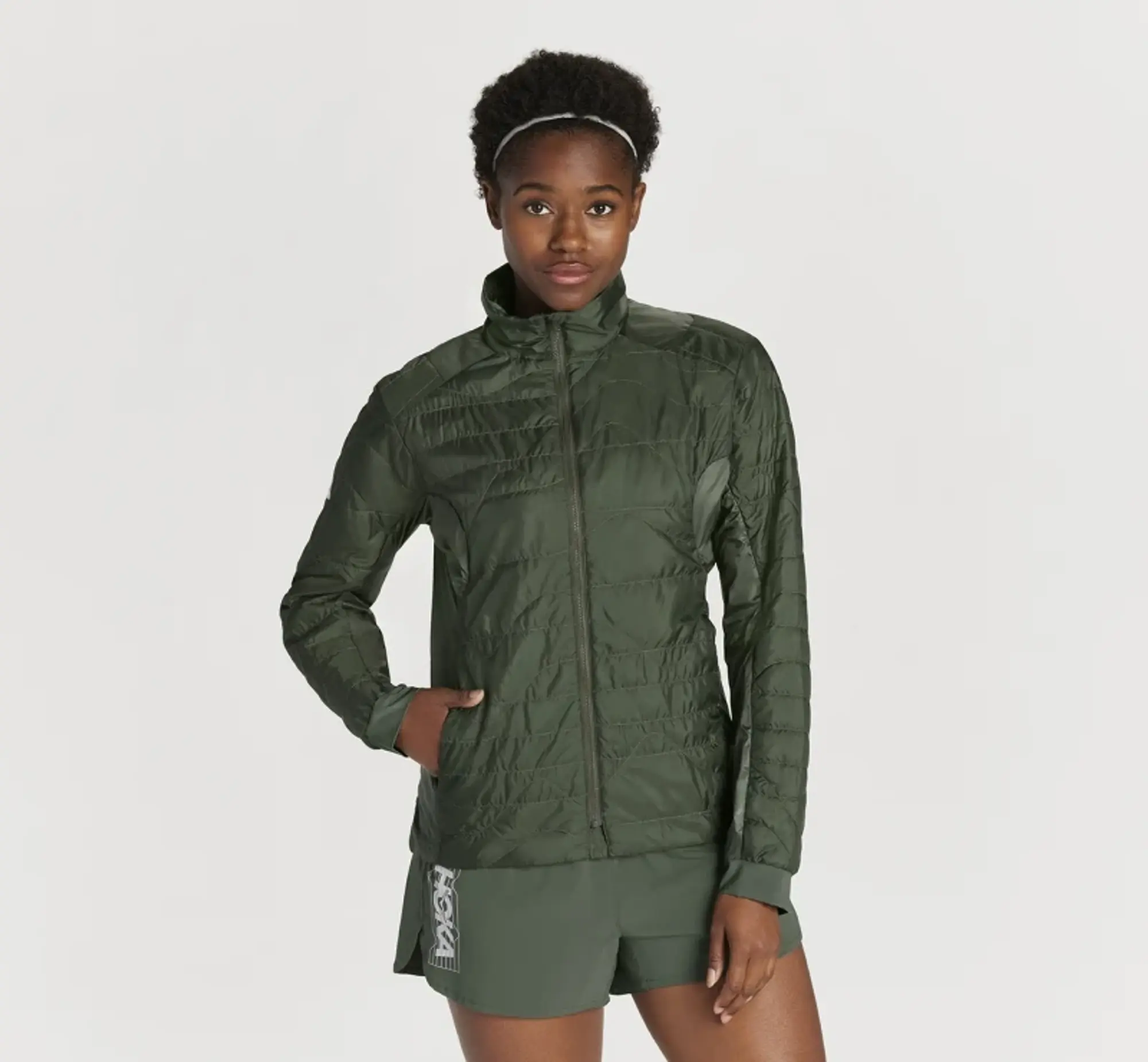 Hoka One One HOKA Women's Sky Quilt Jacket in Duffel Bag