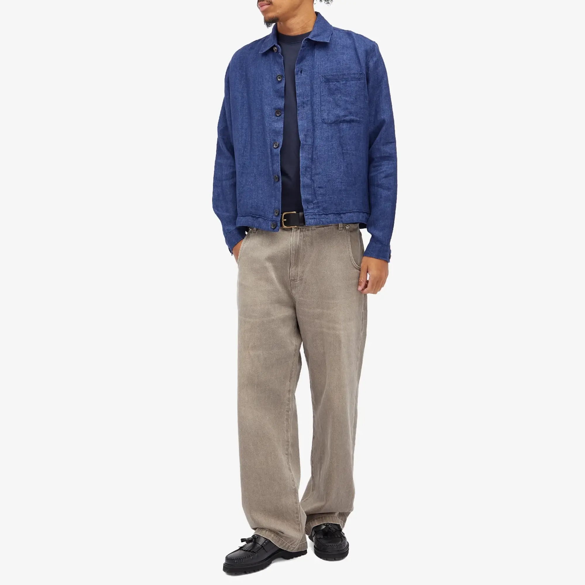 Drake's Men's Hiking T-Shirt Navy