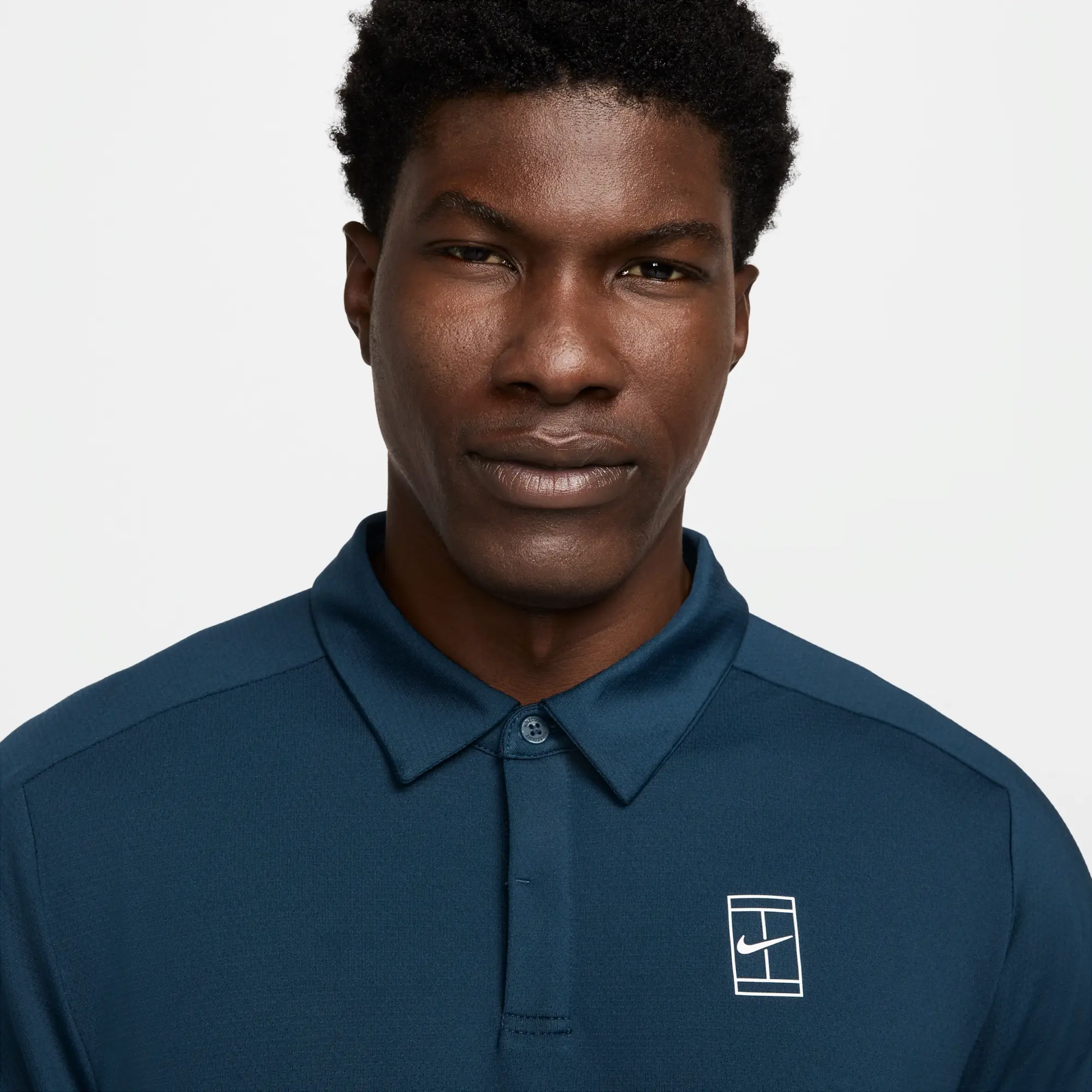 NikeCourt Advantage Men's Tennis Polo - Blue - Polyester/Elastane