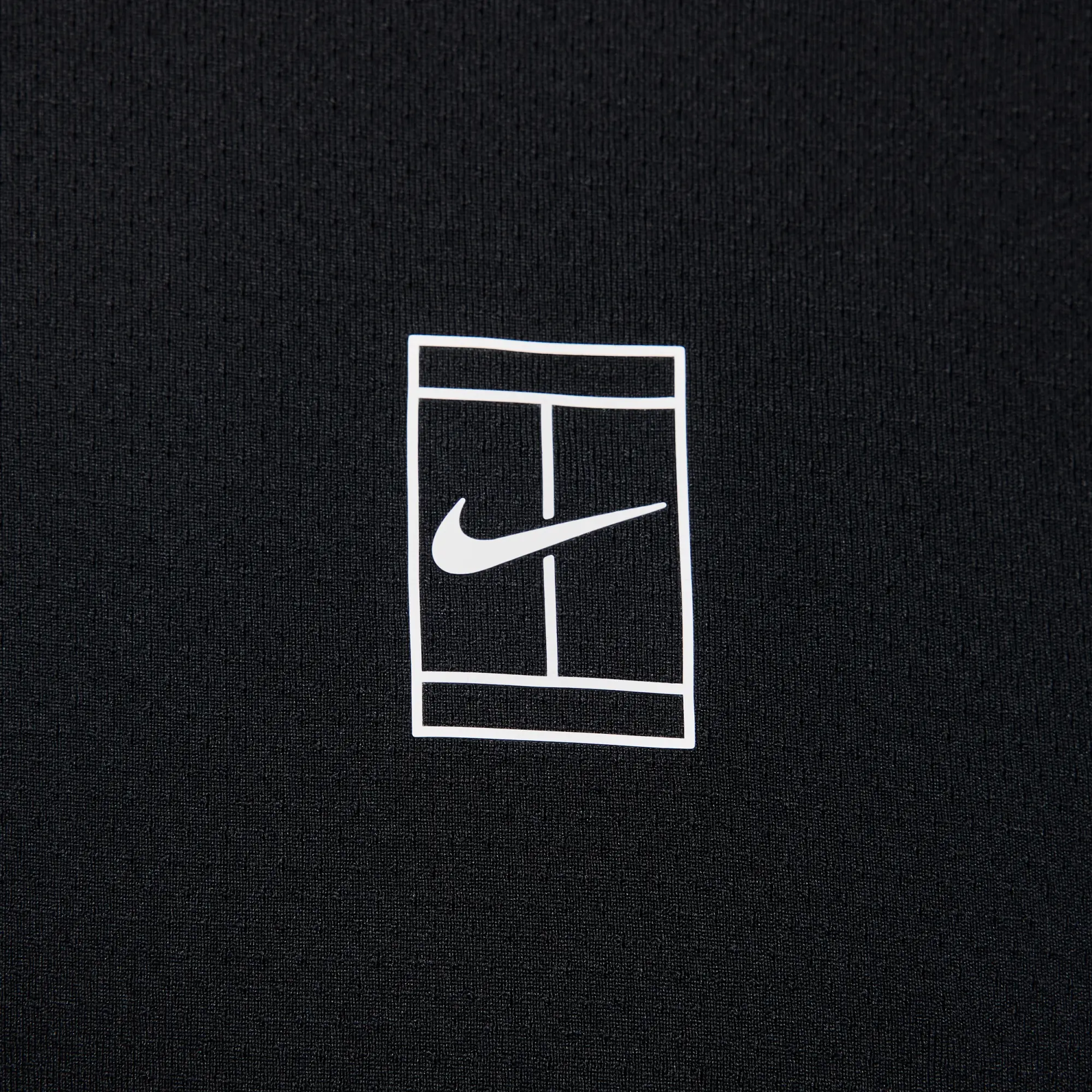NikeCourt Advantage Men's Tennis Polo - Black - Polyester/Elastane