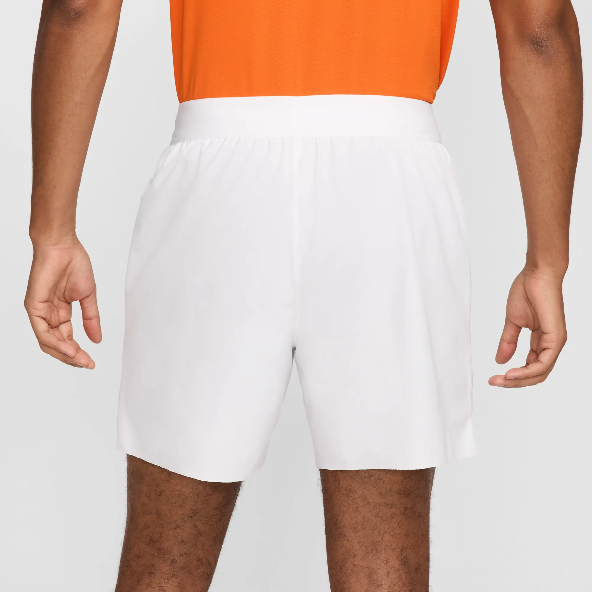 NikeCourt Advantage Men's Dri-FIT 15cm (approx.) Tennis Shorts - White - Polyester/Elastane