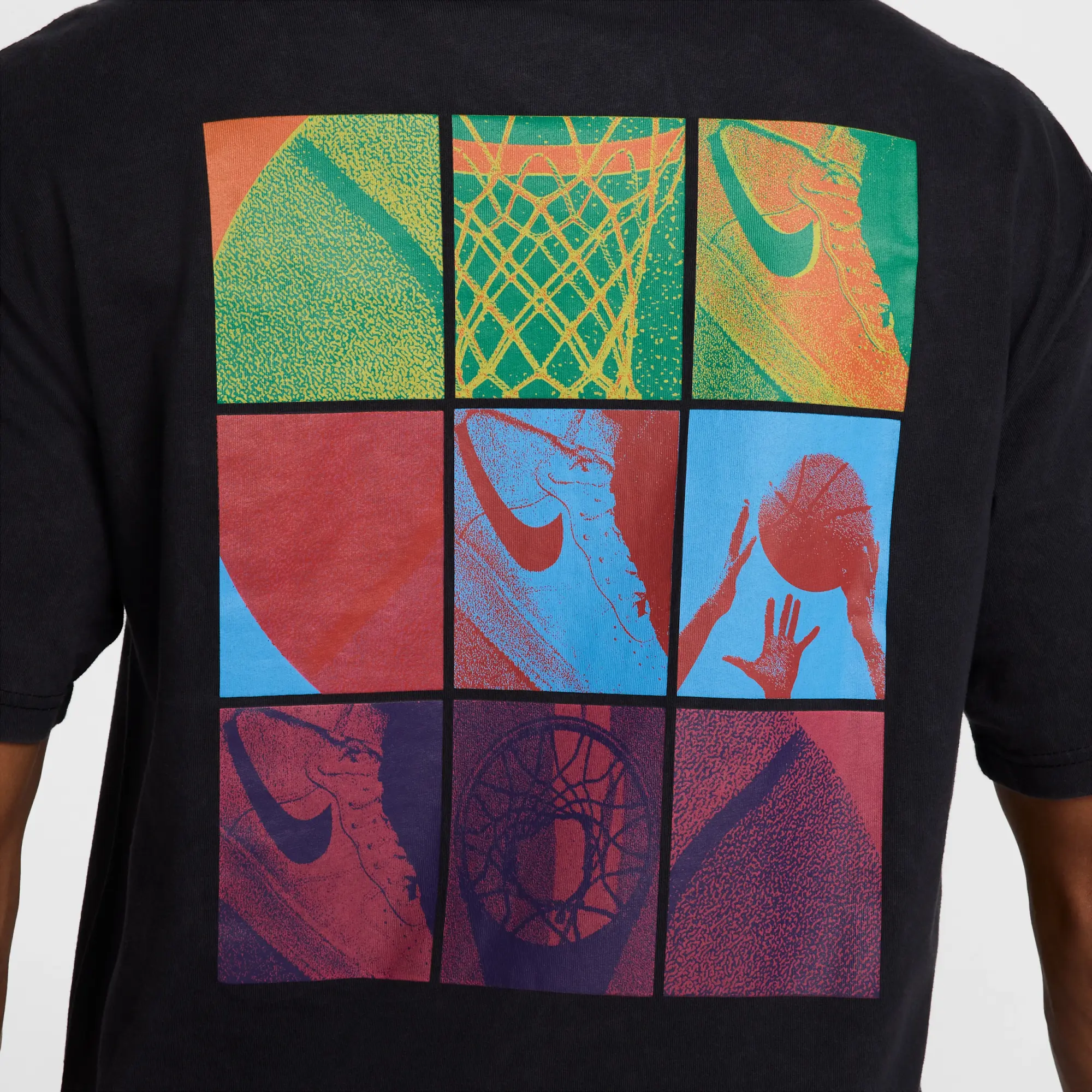 Nike Men's Max90 Basketball T-Shirt - Black - Cotton
