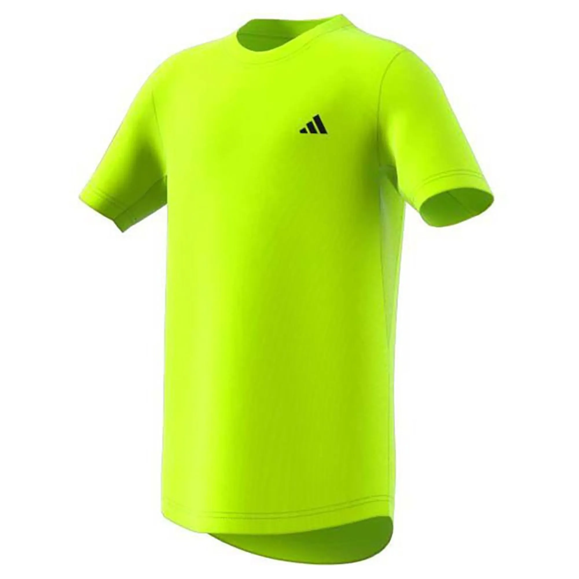 adidas Club 3 Stripes T-Shirt Boys - Lime