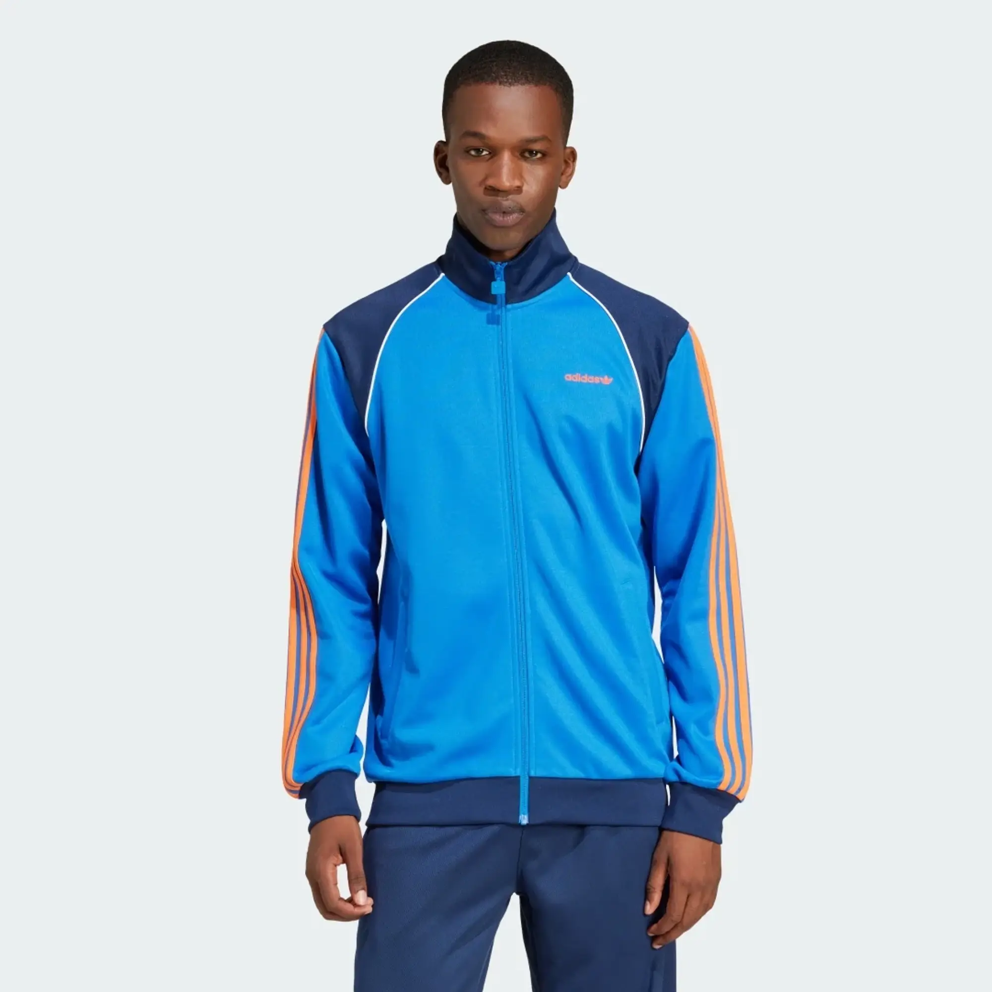 adidas Originals Sports 3-Stripe Track Top, Blue