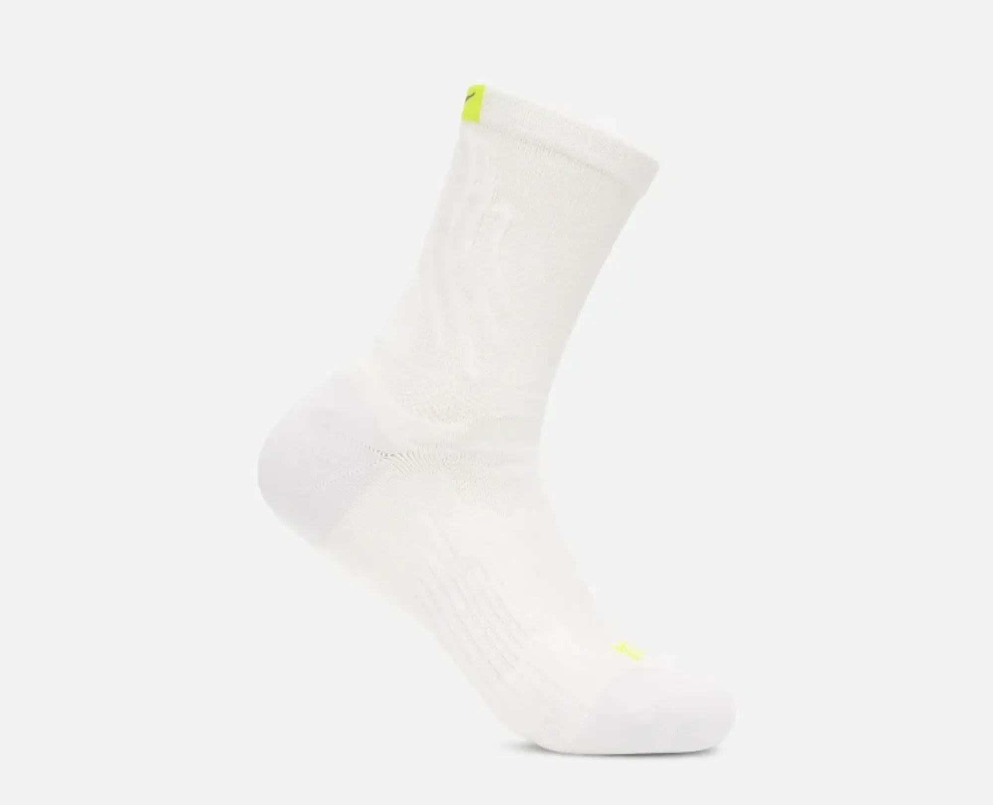 Hoka One One HOKA Bondi Quarter Run Sock in White