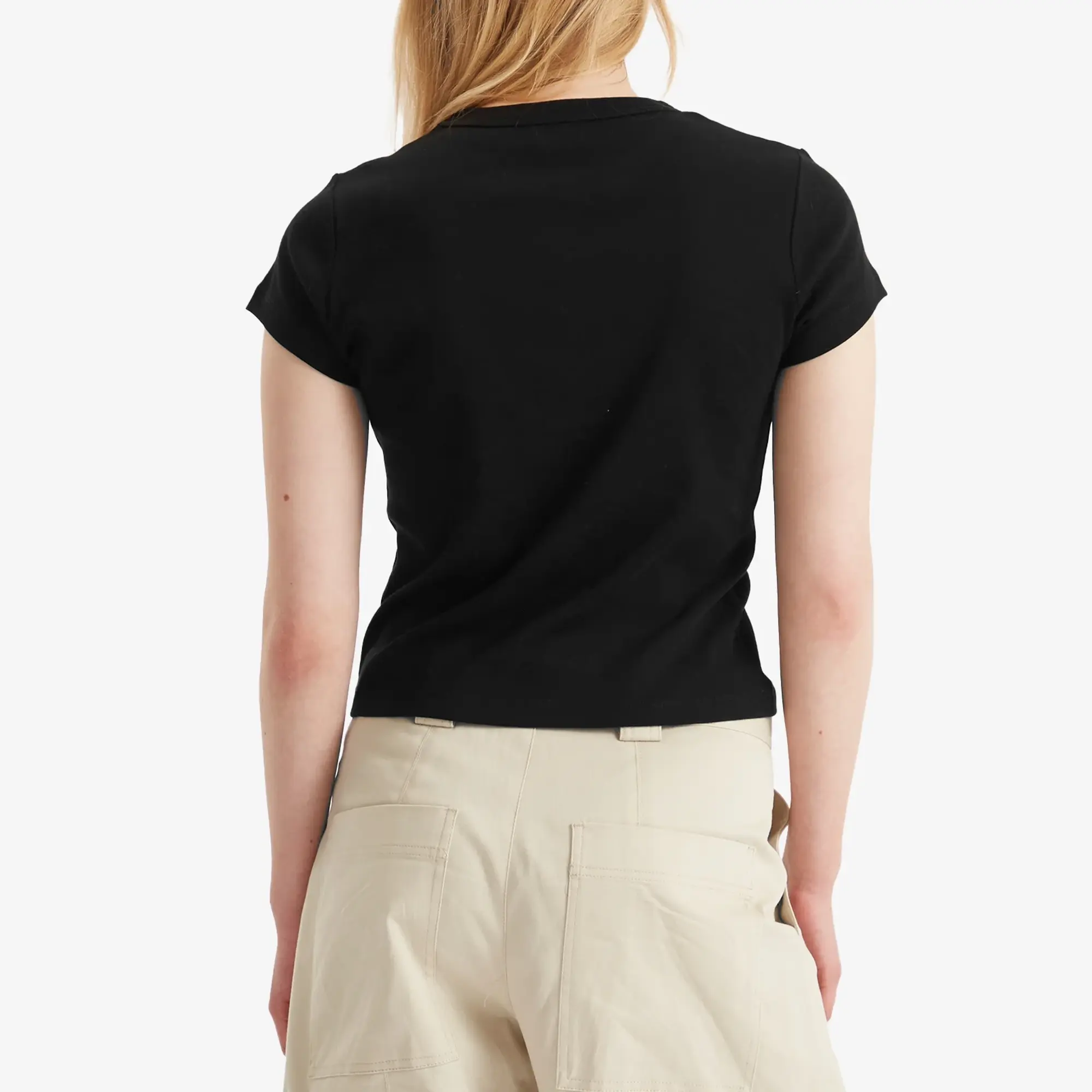 ST. Agni Women's Organic Cotton Baby T-Shirt Jet Black