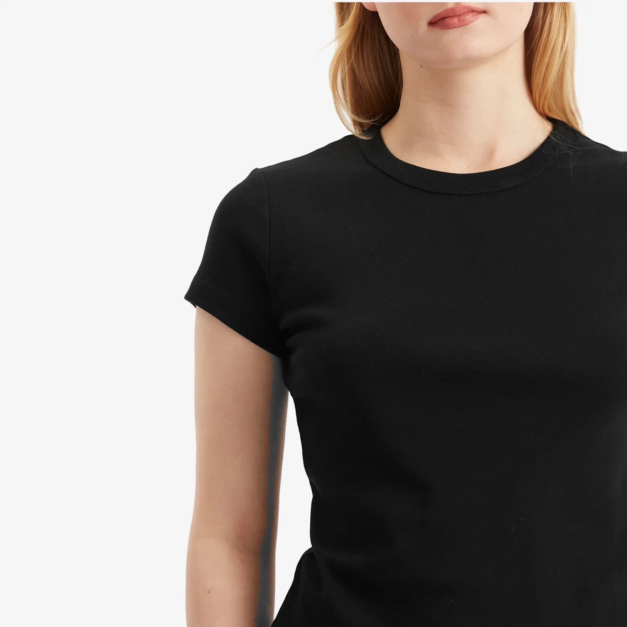 ST. Agni Women's Organic Cotton Baby T-Shirt Jet Black