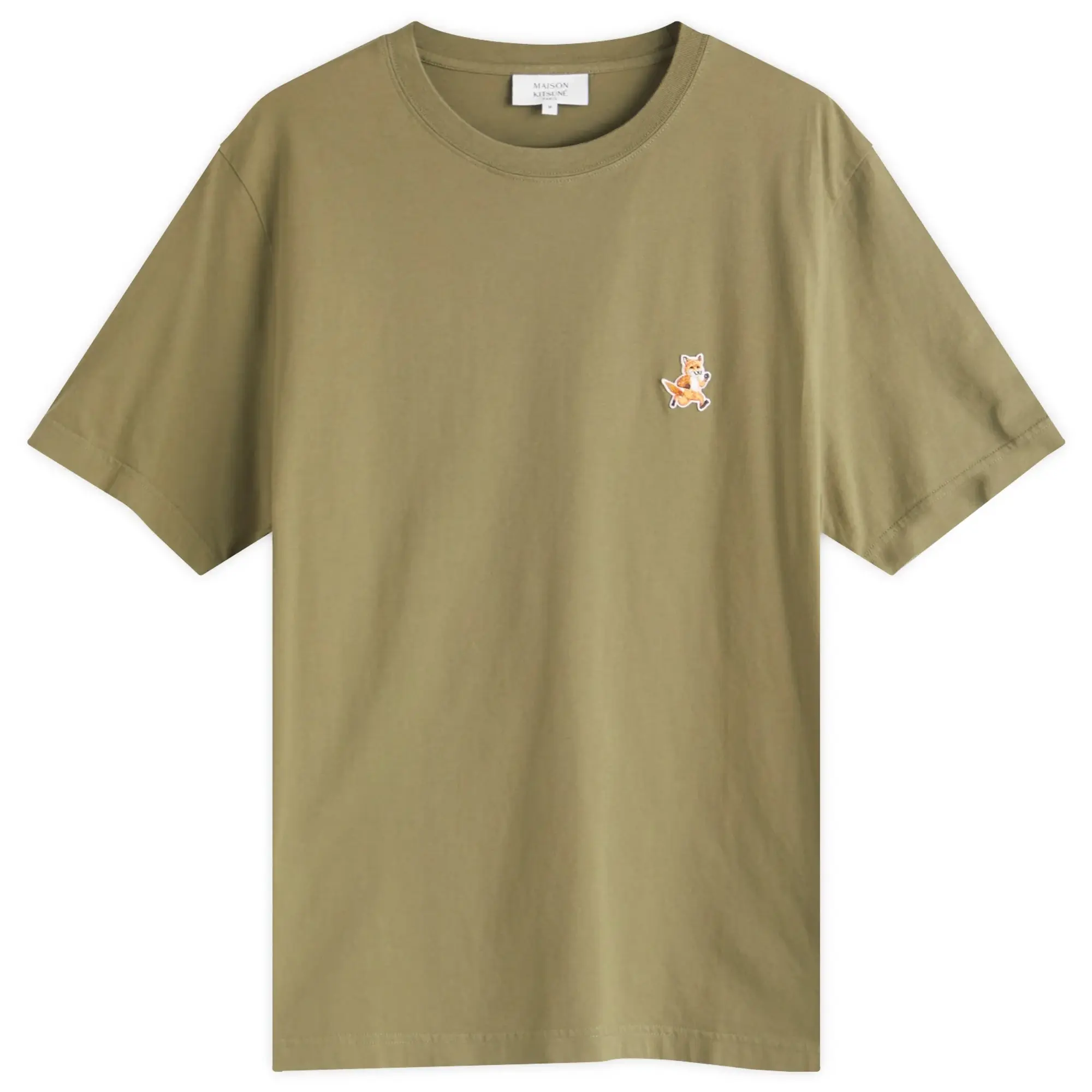 Maison Kitsuné Maison Kitsune Speedy Fox Patch Comfort T-Shirt Bay Leaf