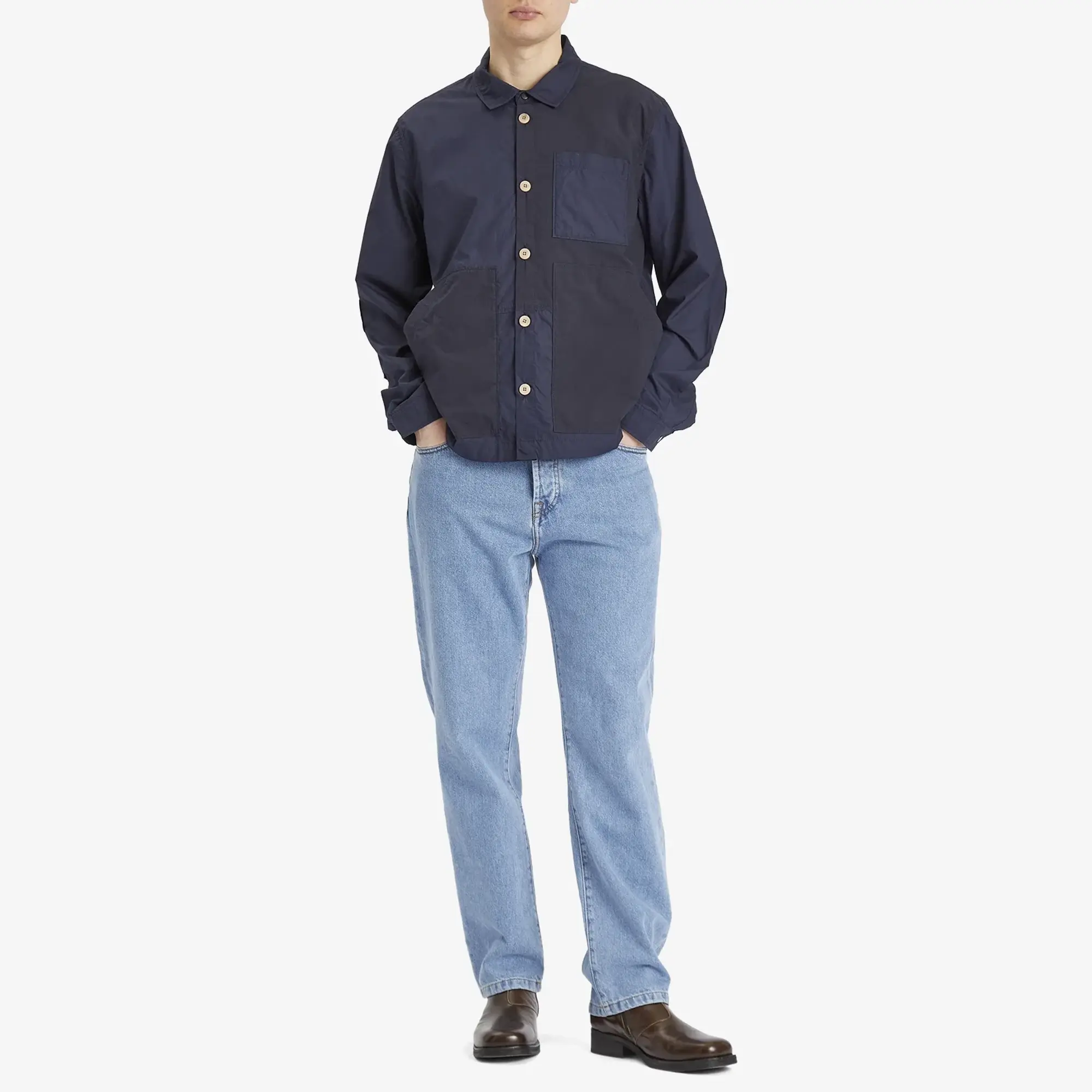 Folk Men's Assembly Work Jacket Dark Navy