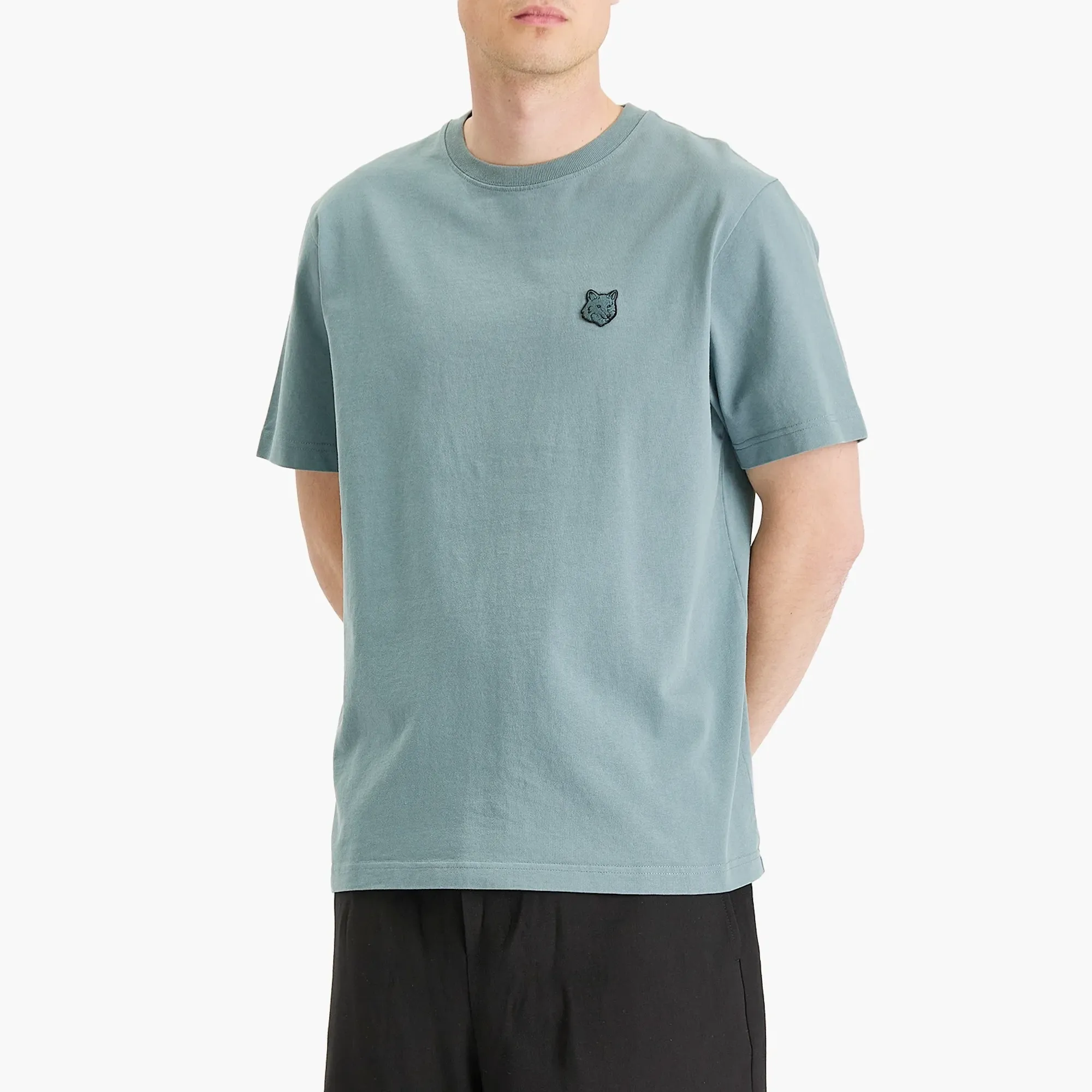Maison Kitsuné Maison Kitsune Bold Fox Head Patch Comfort T Shirt