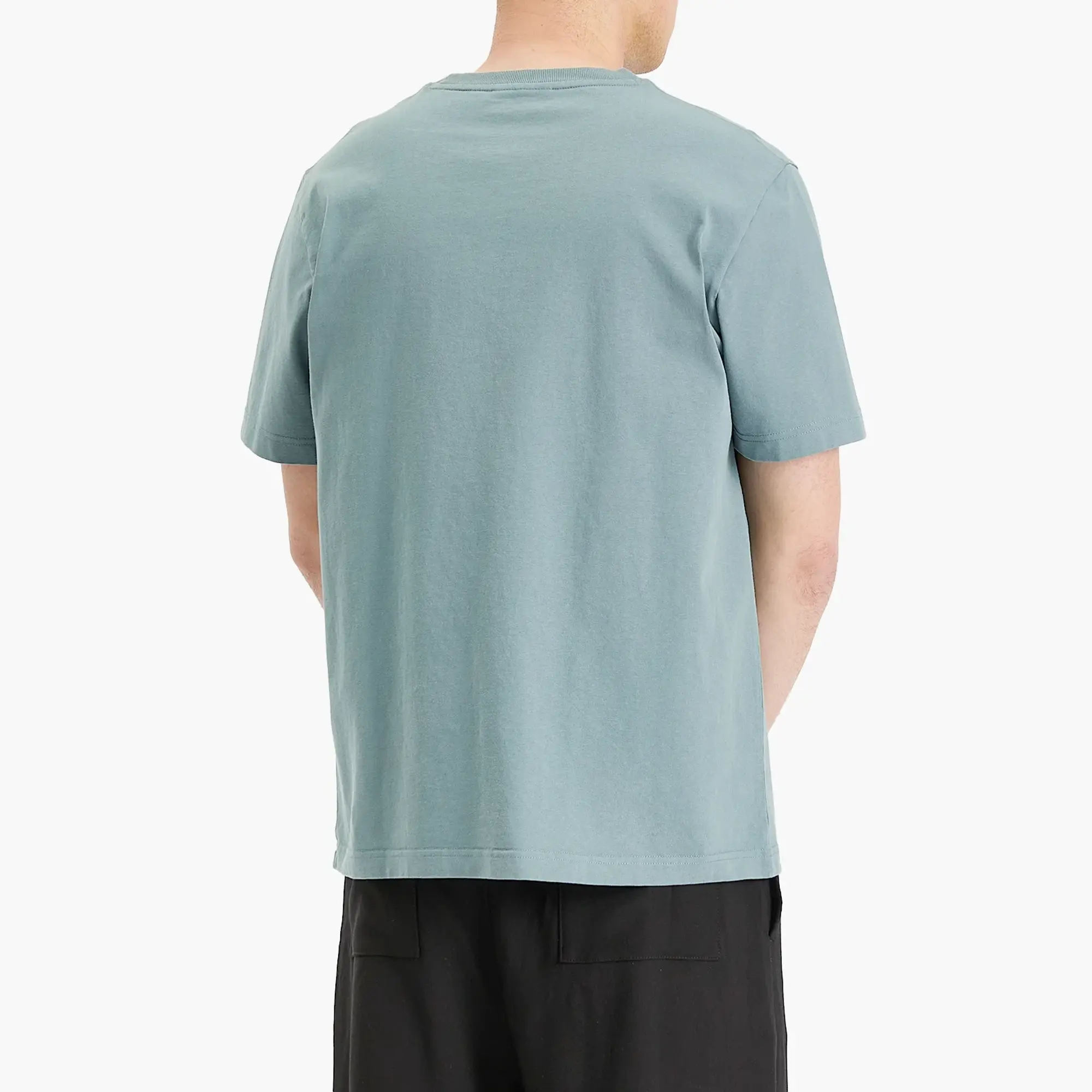 Maison Kitsuné Maison Kitsune Bold Fox Head Patch Comfort T Shirt Seine Blue