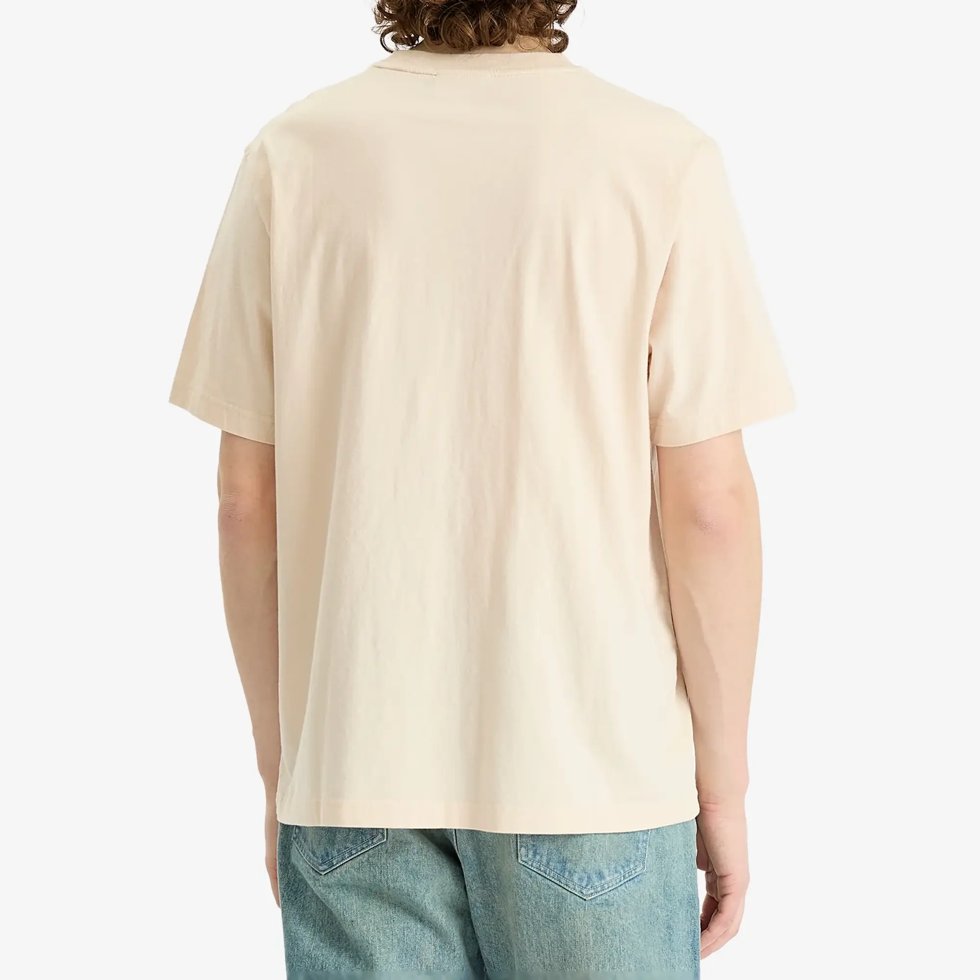 Maison Kitsuné Maison Kitsune Speedy Fox Patch Comfort T-Shirt Warm Stone