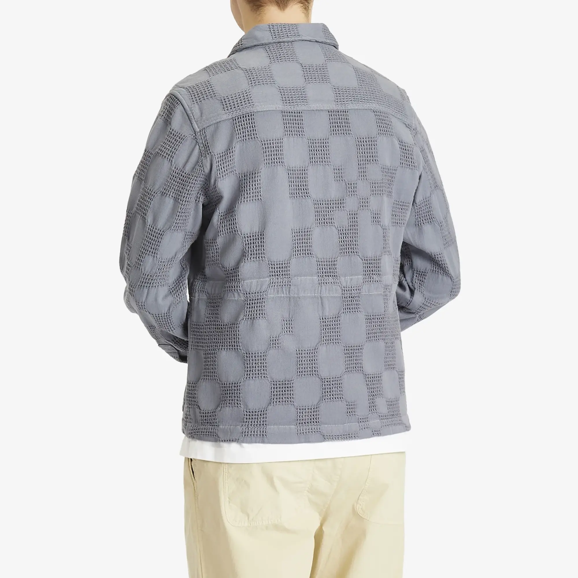 Folk Men's Waffle Assembly Jacket Soft Blue
