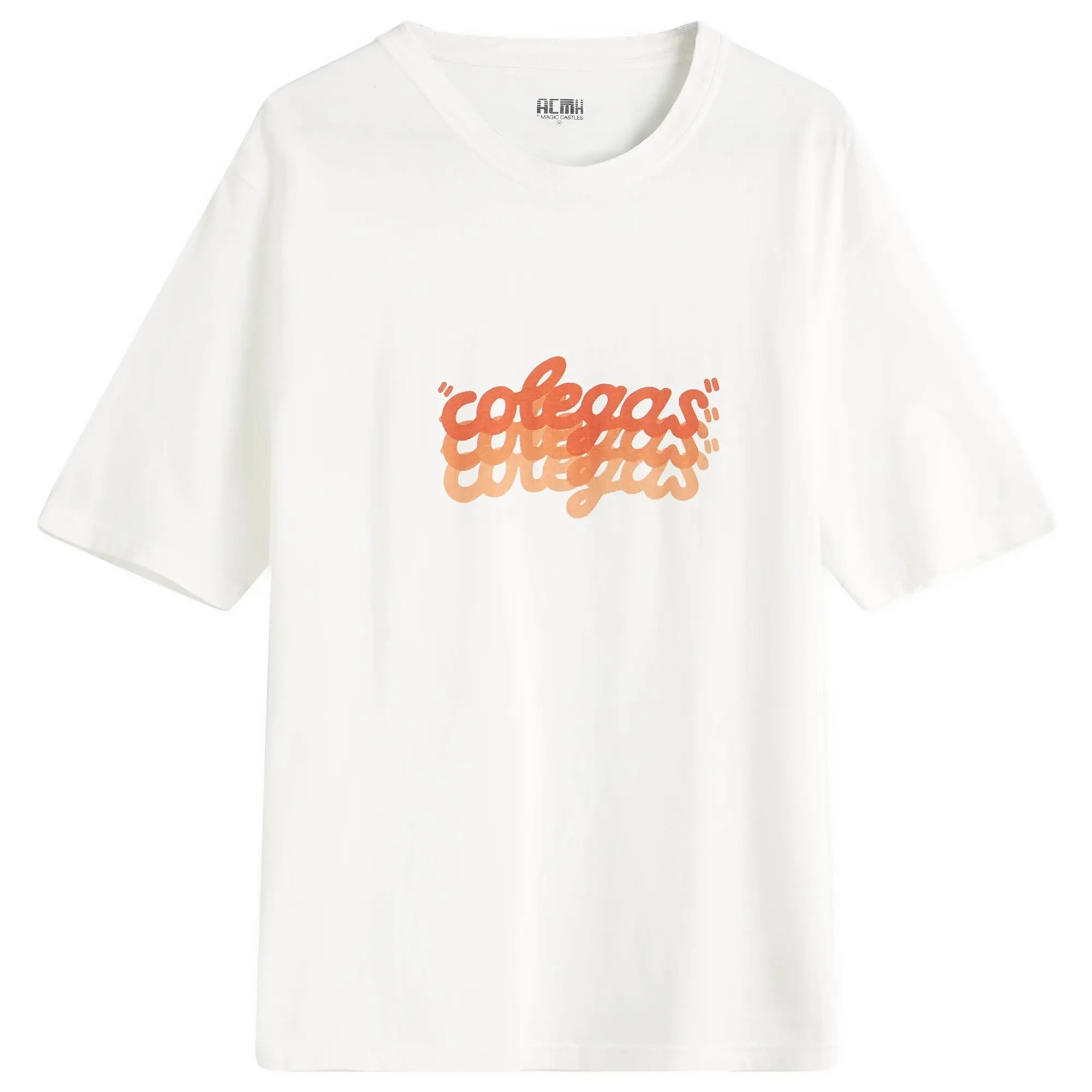 ACMH by Magic Castles Men's Colegas Printed T-Shirt Off White