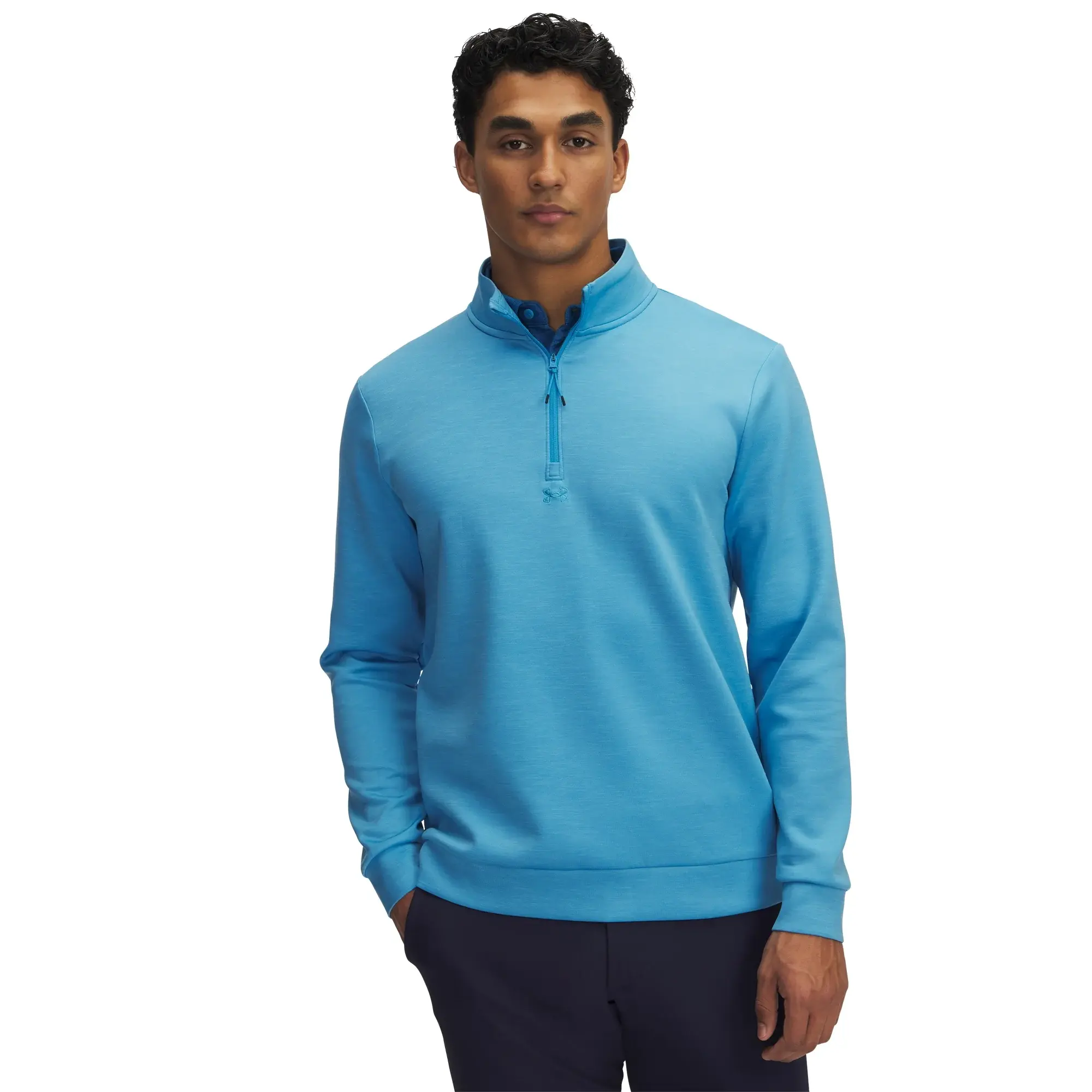 Under Armour  Drive Men's Midlayer Pullover Ether Blue / Ether Blue S