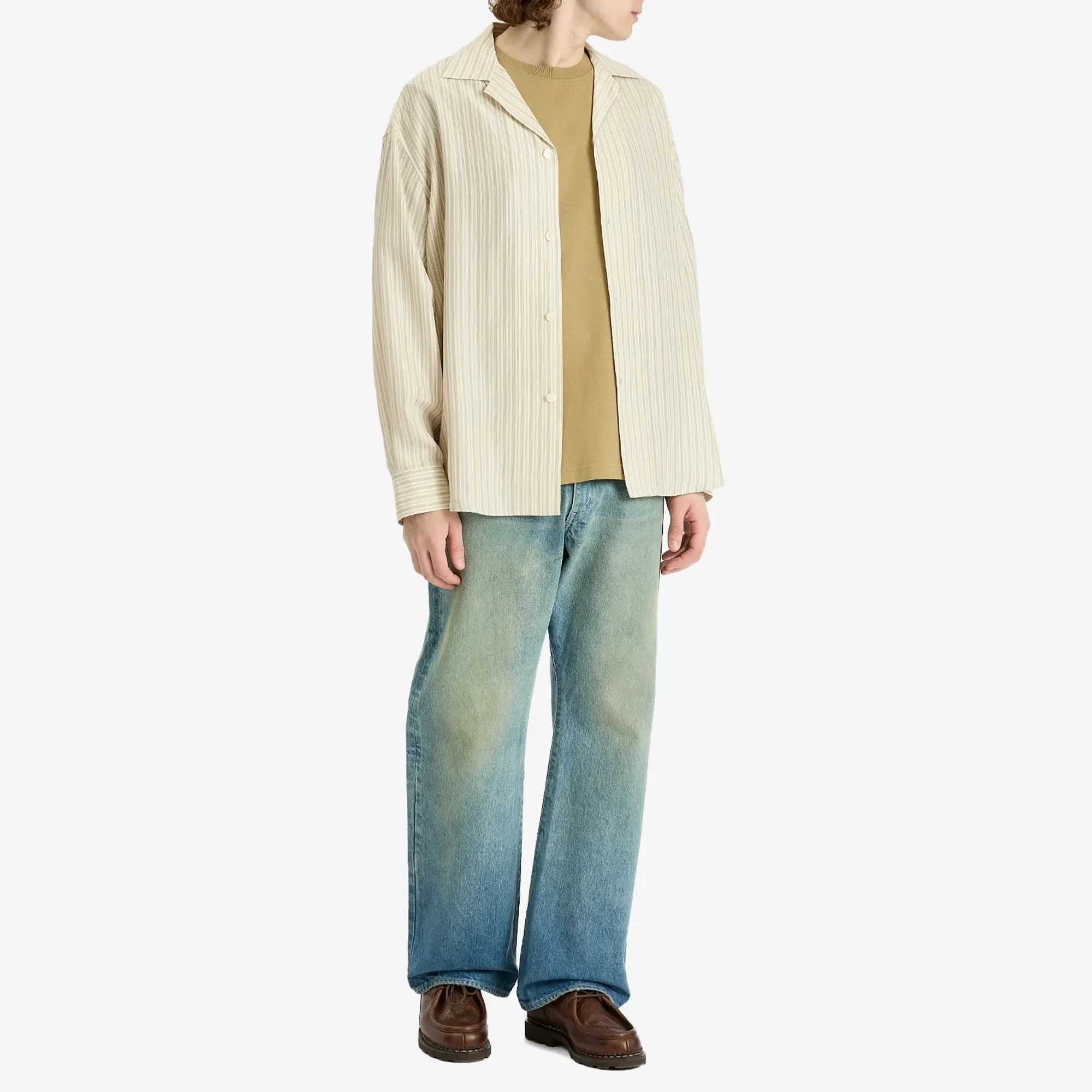 Maison Kitsuné Maison Kitsune Bold Fox Head Patch Comfort T Shirt Cardamon