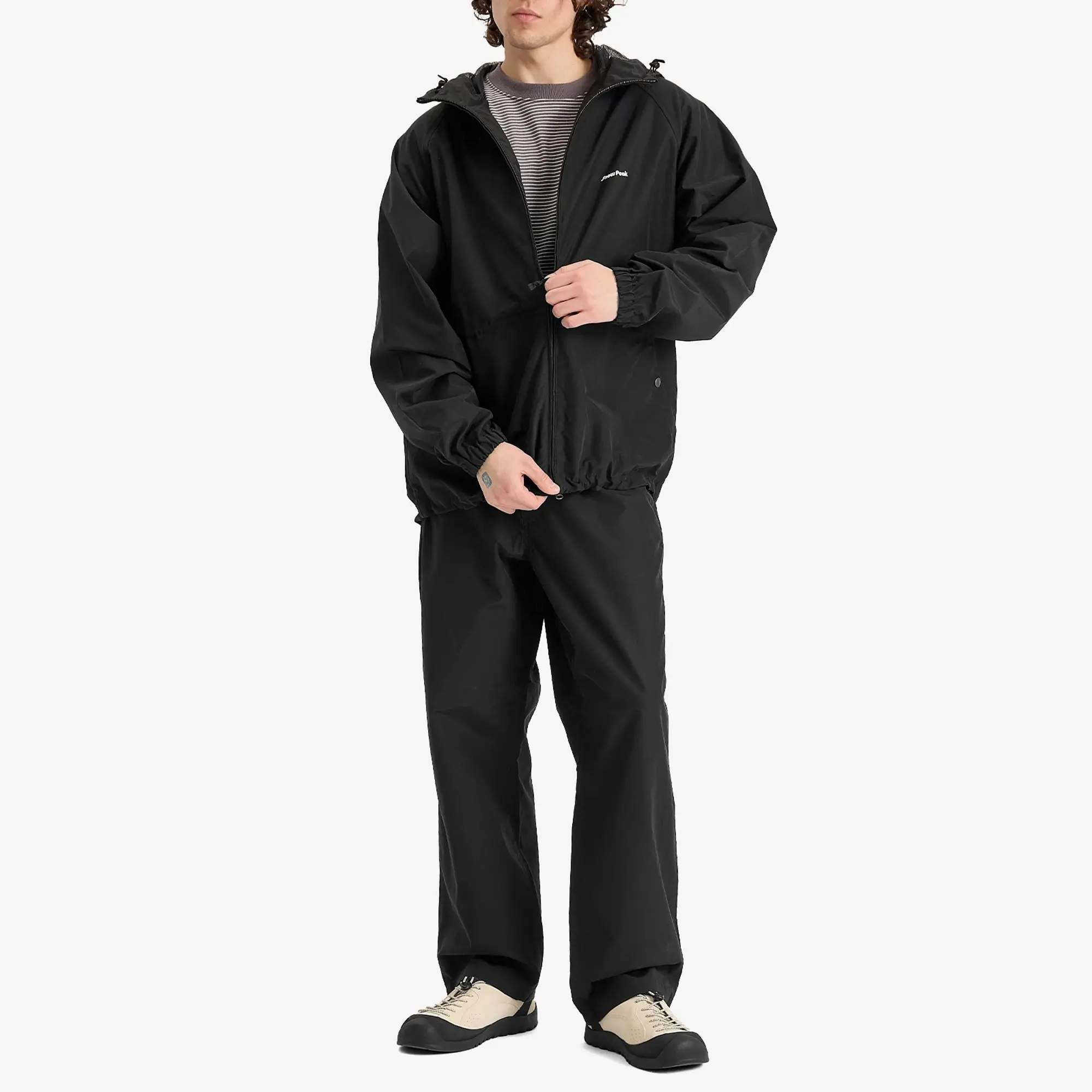 Snow Peak Men's Light Mountain Cloth Pants Black