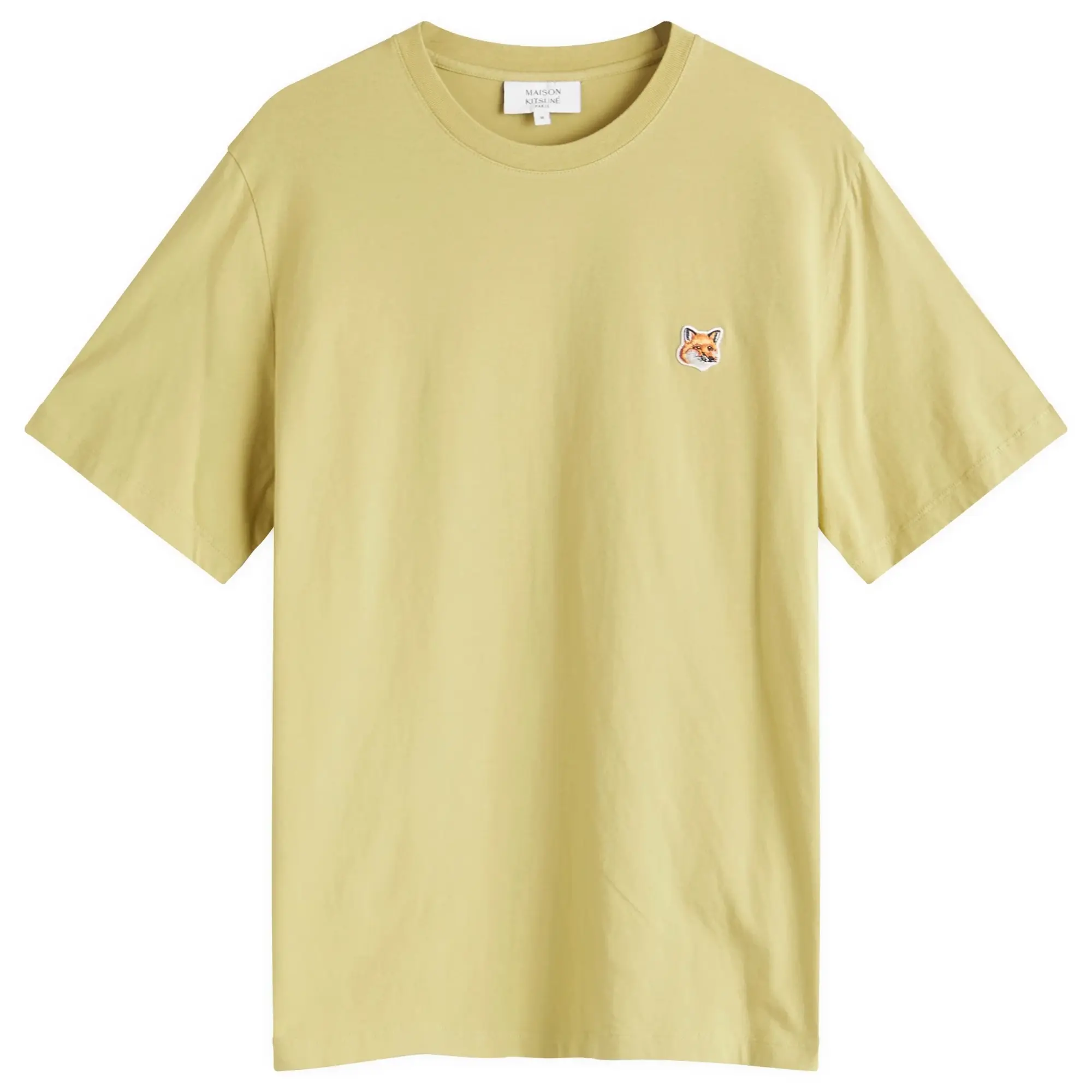 Maison Kitsuné Maison Kitsune Fox Head Patch Regular T-Shirt Canvas