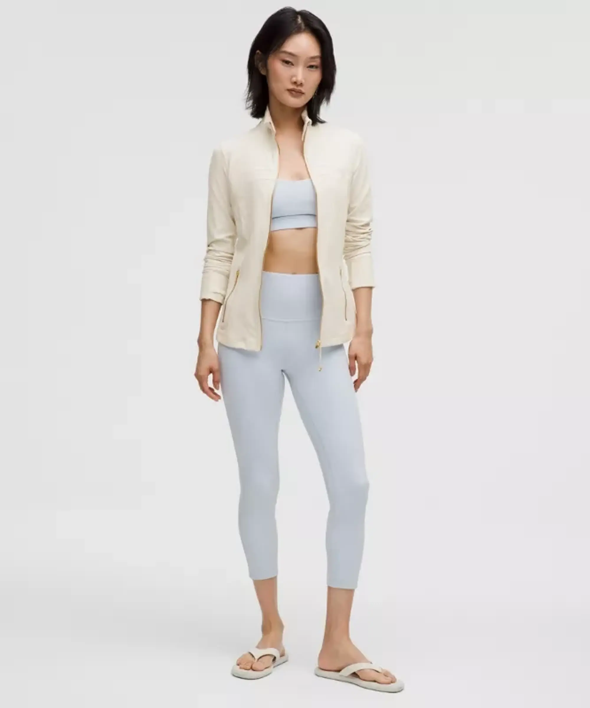 lululemon IE lululemon – Women's Define Jacket Nulu – Color Gold/White – Size 8