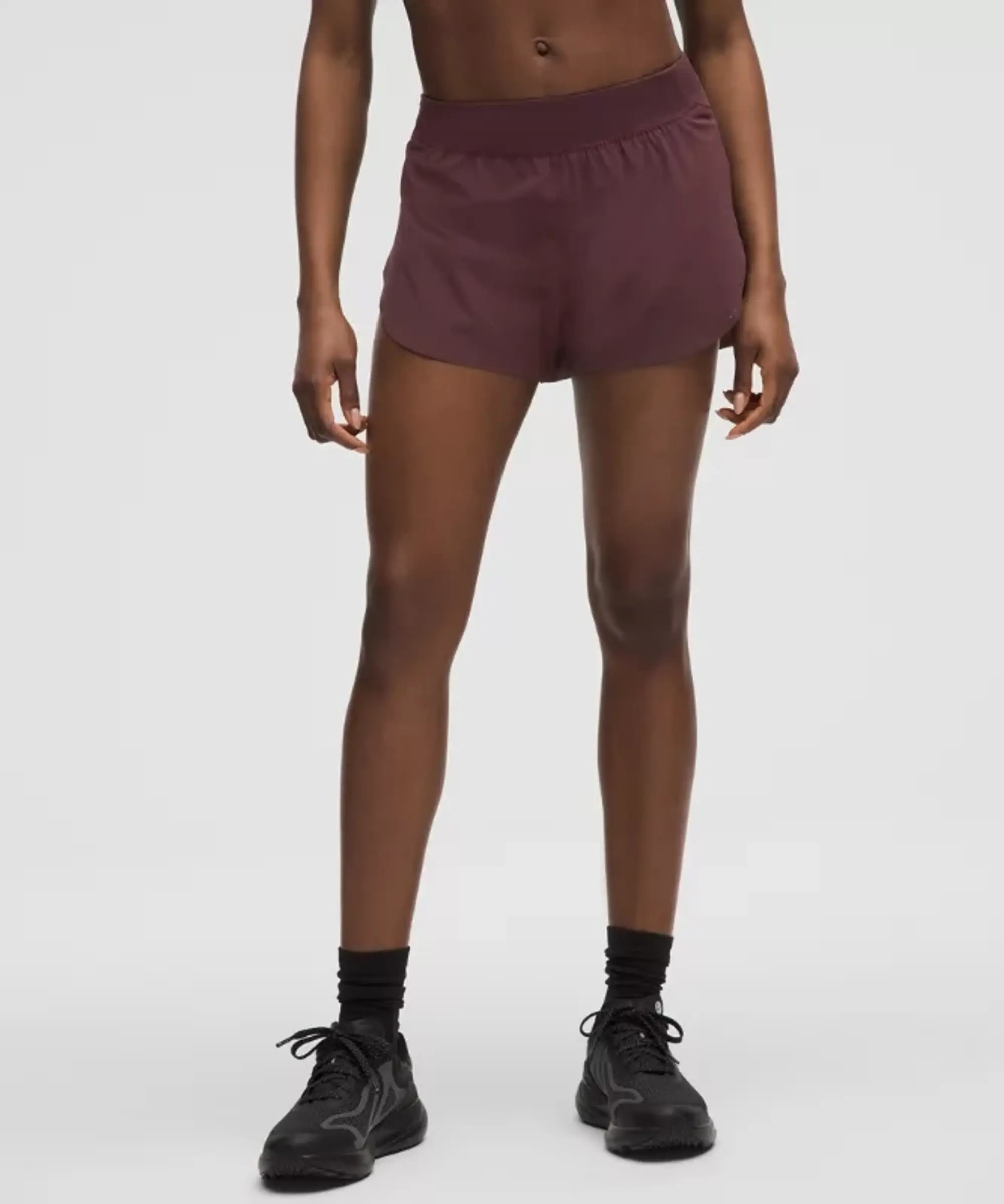 lululemon IE lululemon – Women's Fast and Free High-Rise Classic-Fit Split Shorts – 3 – Color Purple – Size 3XS