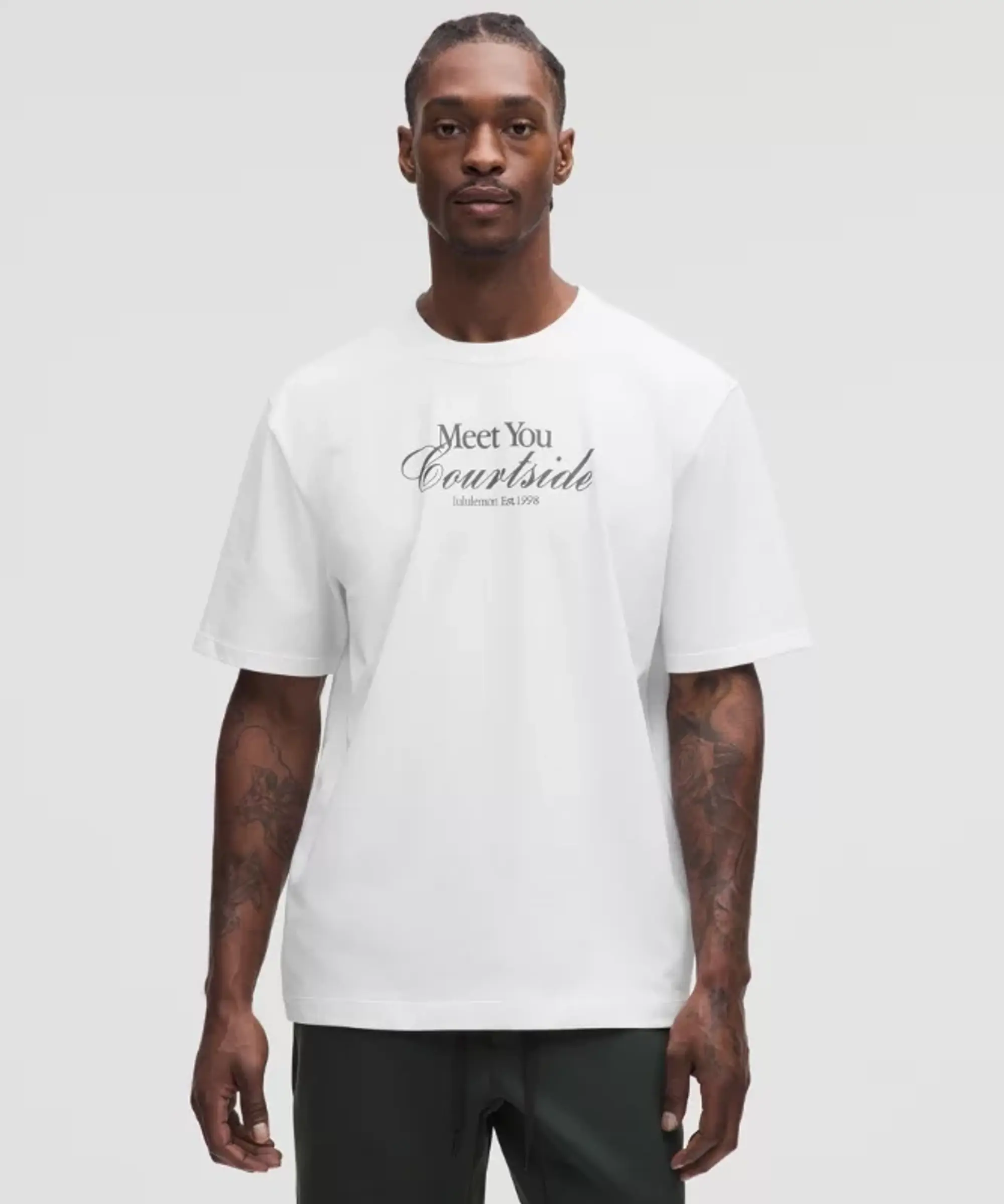 lululemon IE lululemon – Men's Heavyweight Jersey T-Shirt Tennis Club – Color White – Size 2XL