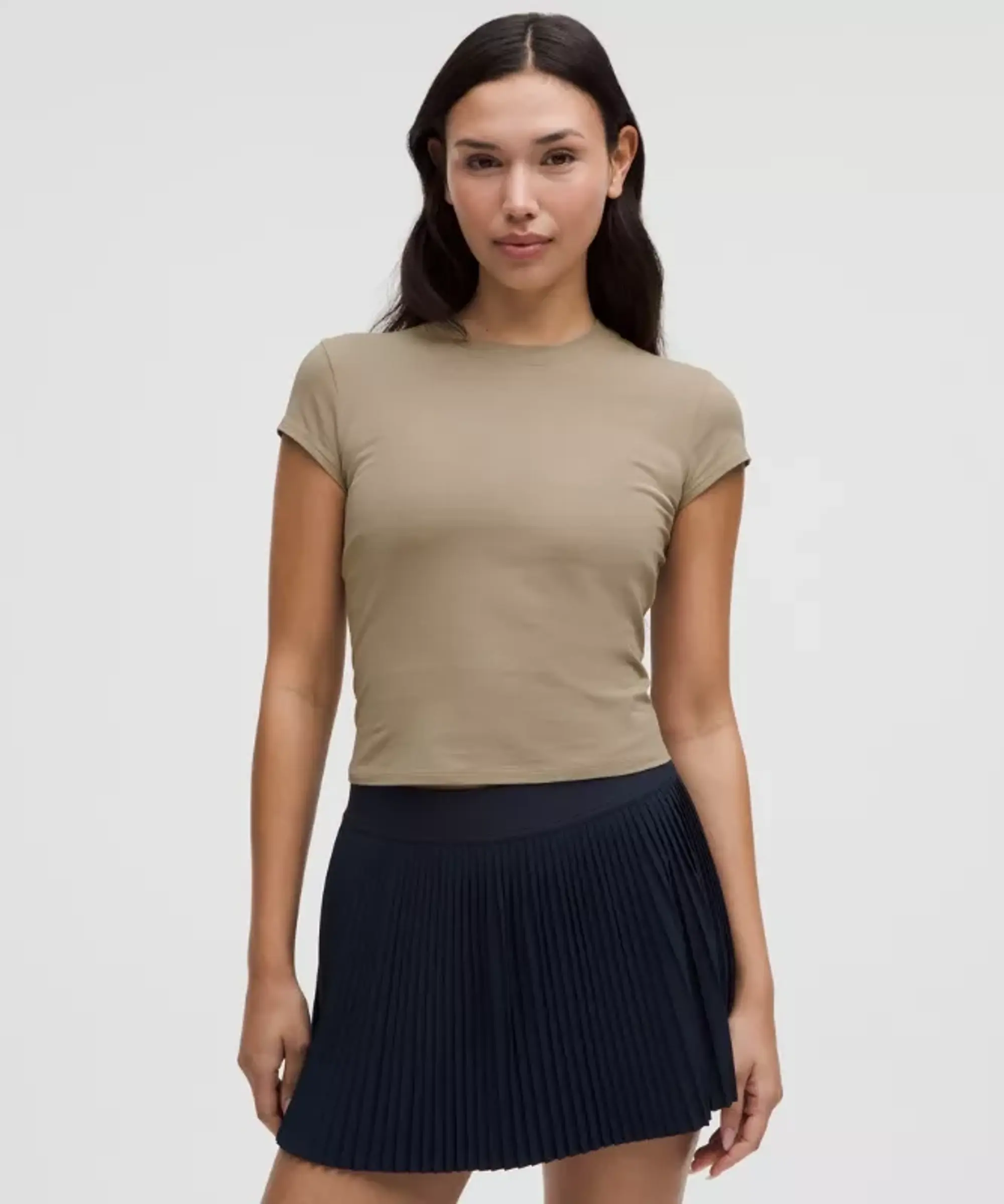 lululemon IE lululemon – Women's Organic Baby Tee – Color Brown – Size 2XS