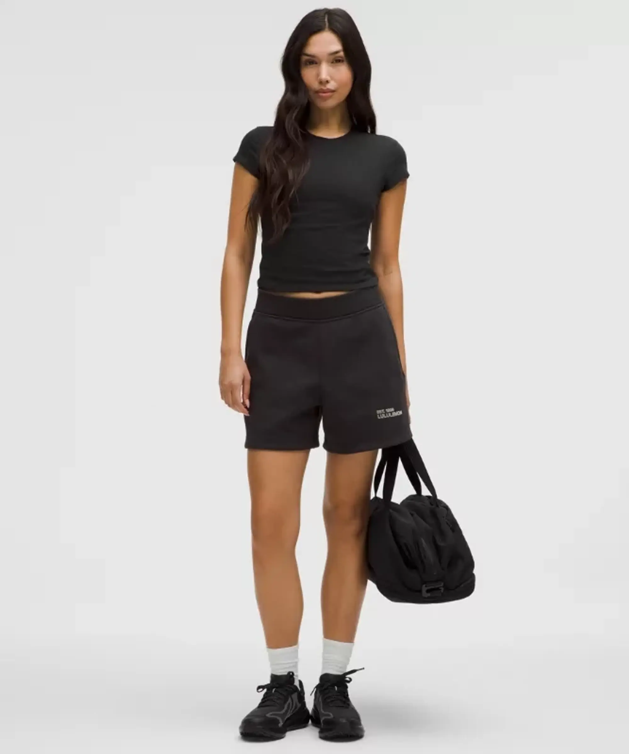 lululemon IE lululemon – Women's Organic Baby Tee – Color Black – Size 2XS