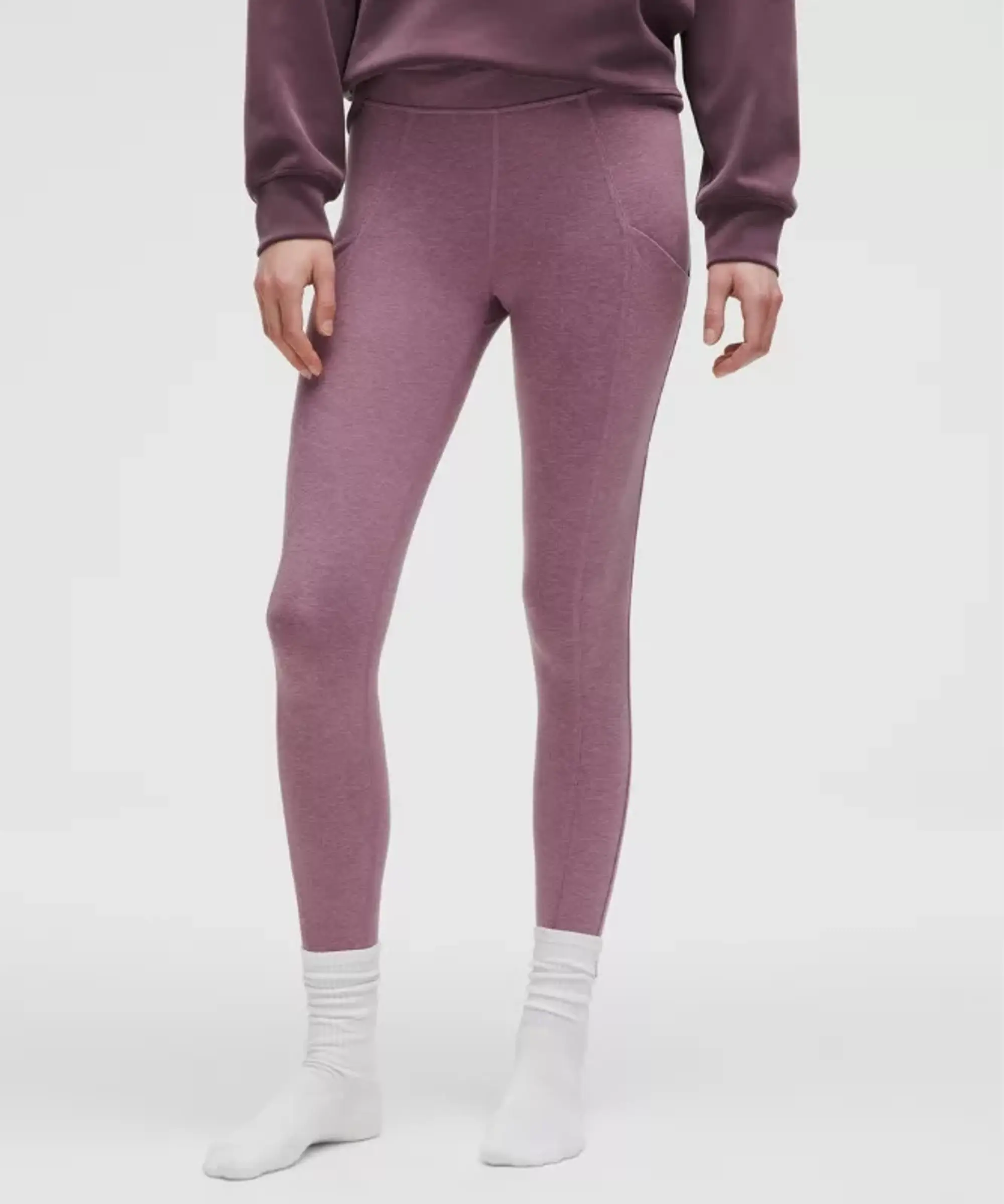 lululemon IE lululemon – Women's Softy Suedey High-Rise Tight Leggings – 28 – Color Purple – Size 8
