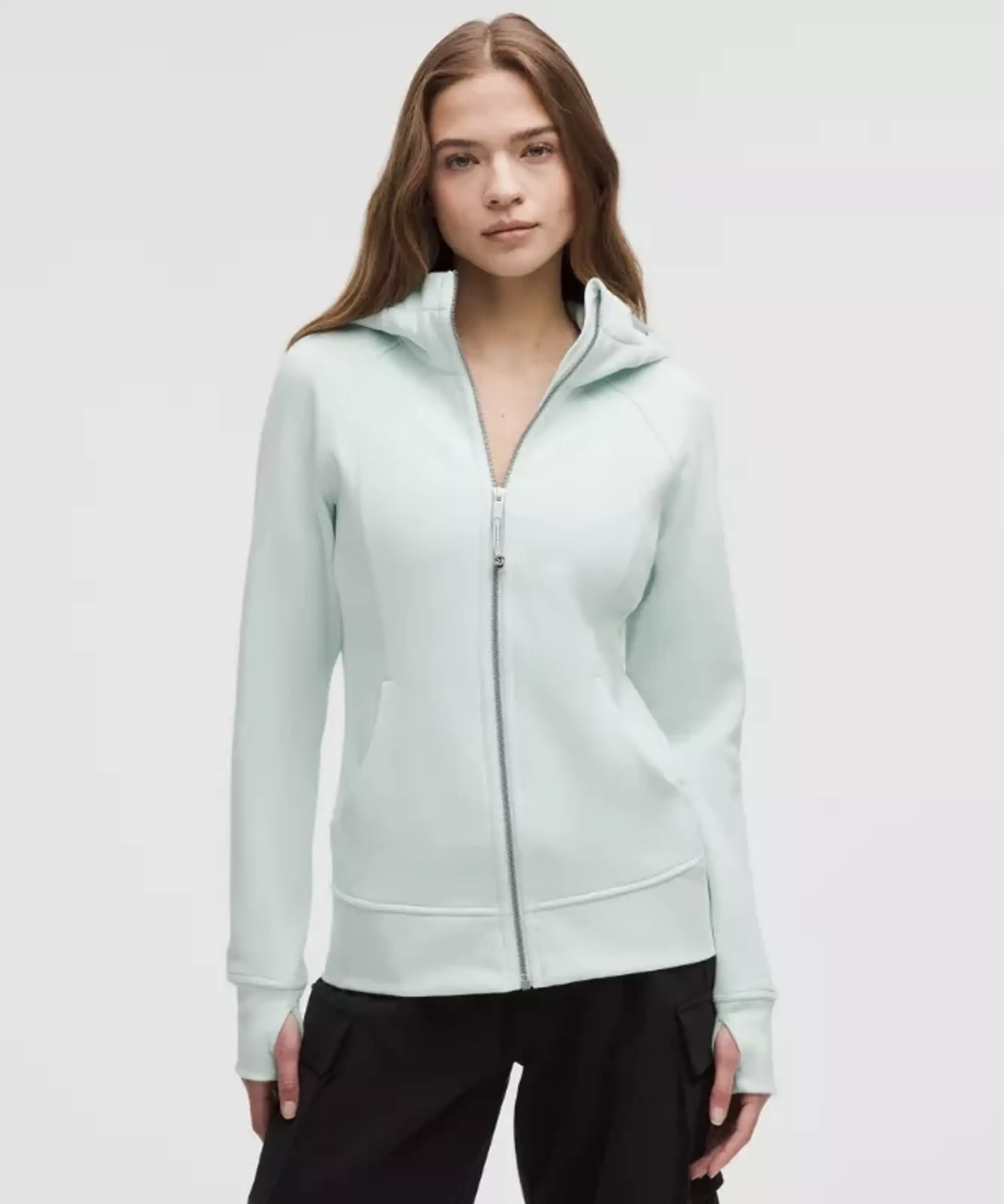lululemon IE lululemon – Women's Scuba Full-Zip Hoodie – Color Blue Green – Size 8