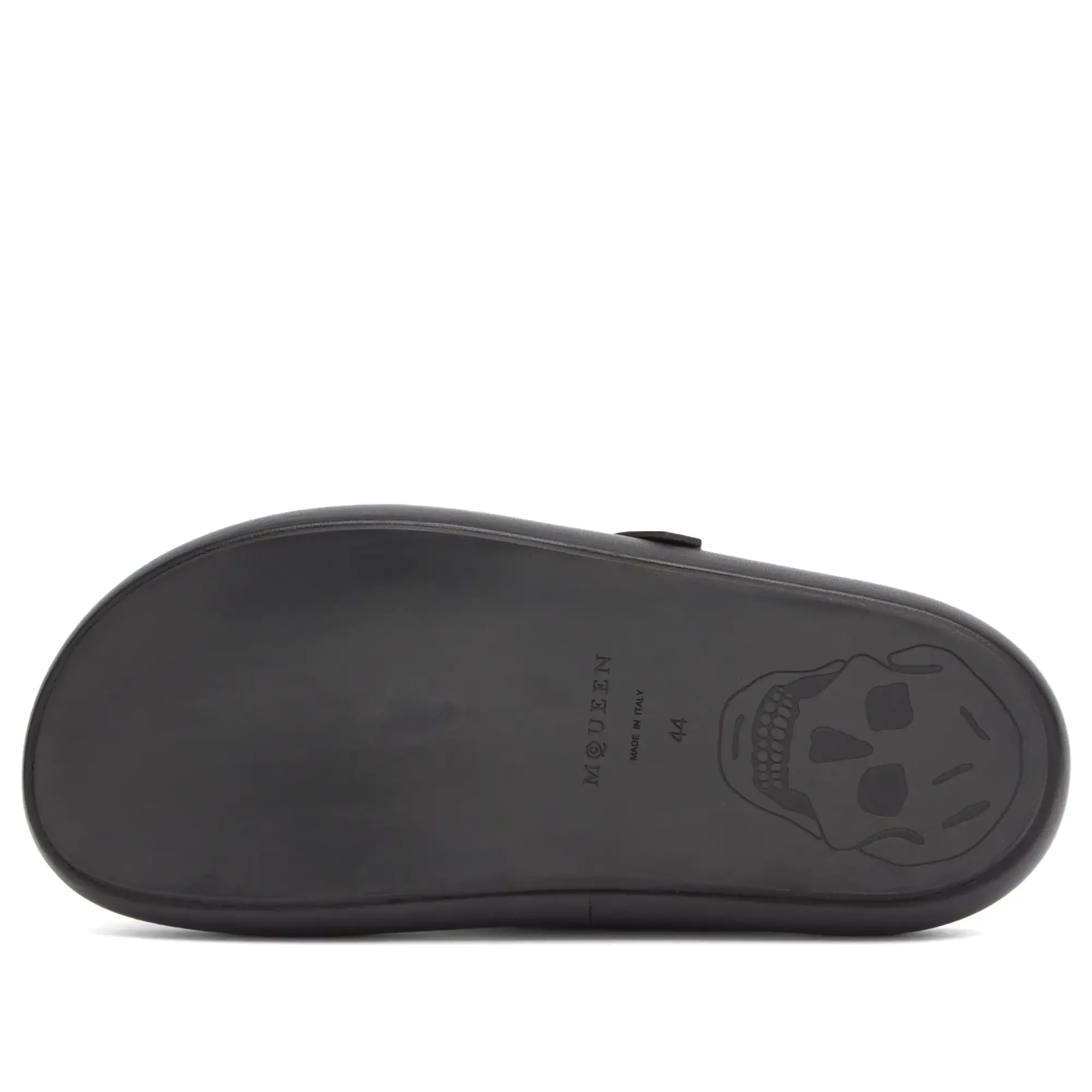 Alexander McQueen Men's Leather Clog Black/Silver