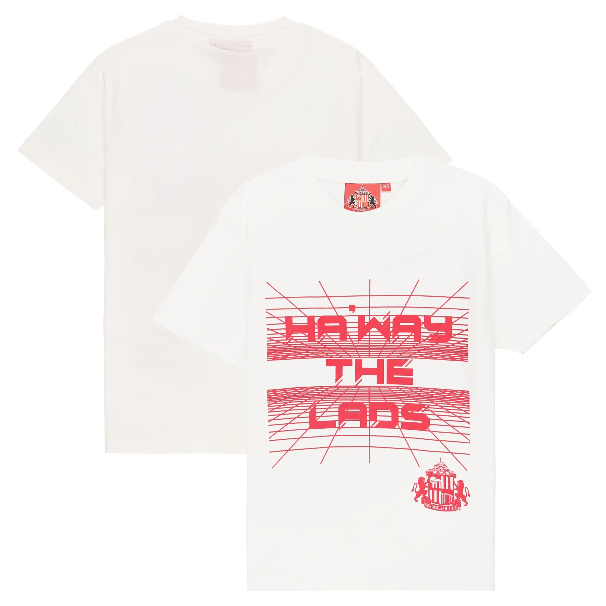 Sunderland Slogan T-Shirt - Off White - Boys