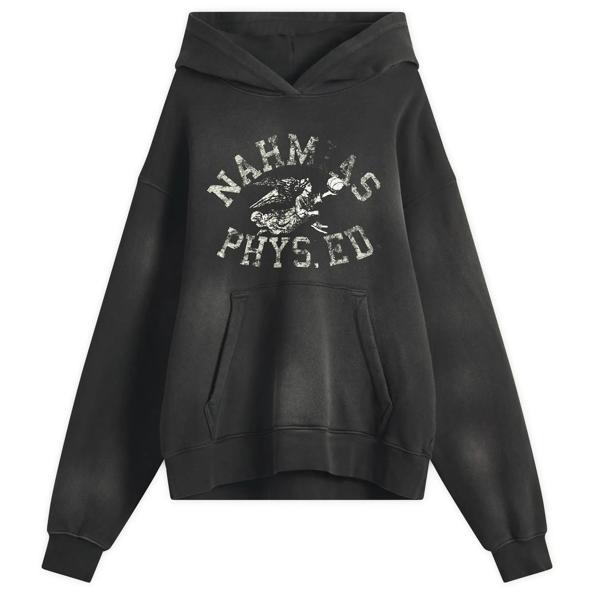 Nahmias Men's Phys. Ed. Hoodie Sunfade Black Terry