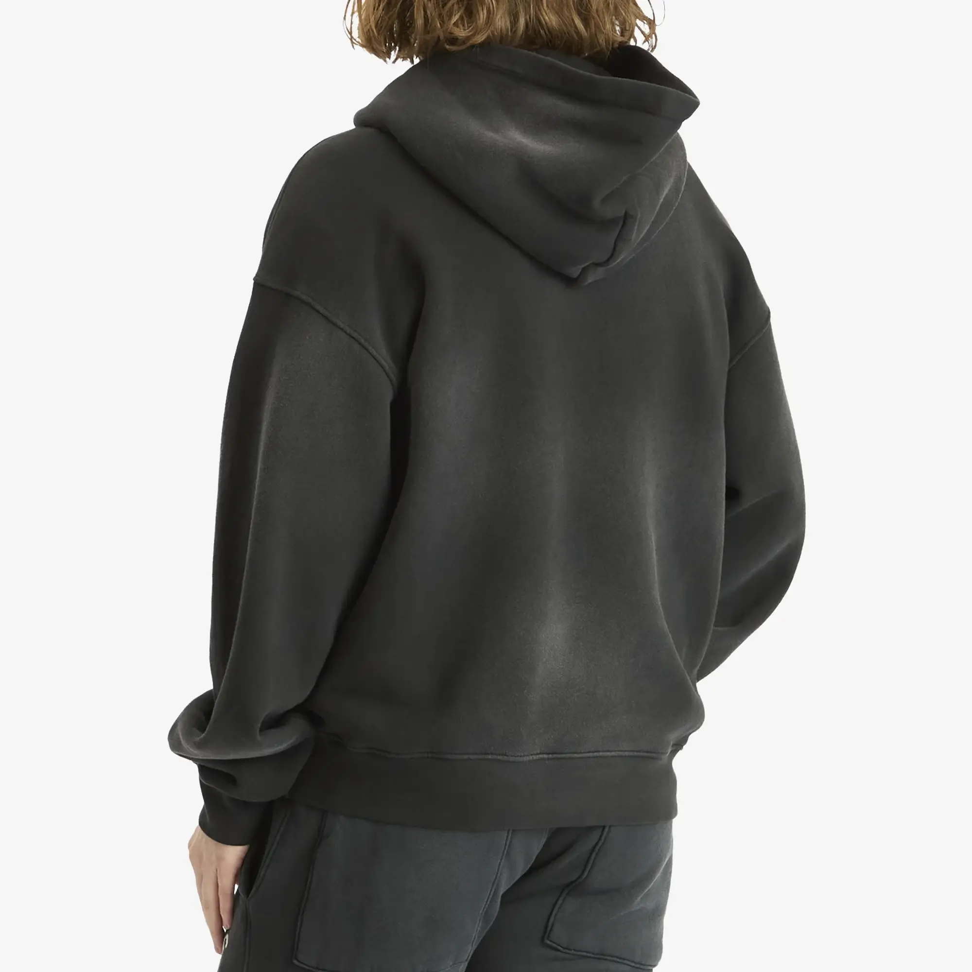 Nahmias Men's Phys. Ed. Hoodie Sunfade Black Terry