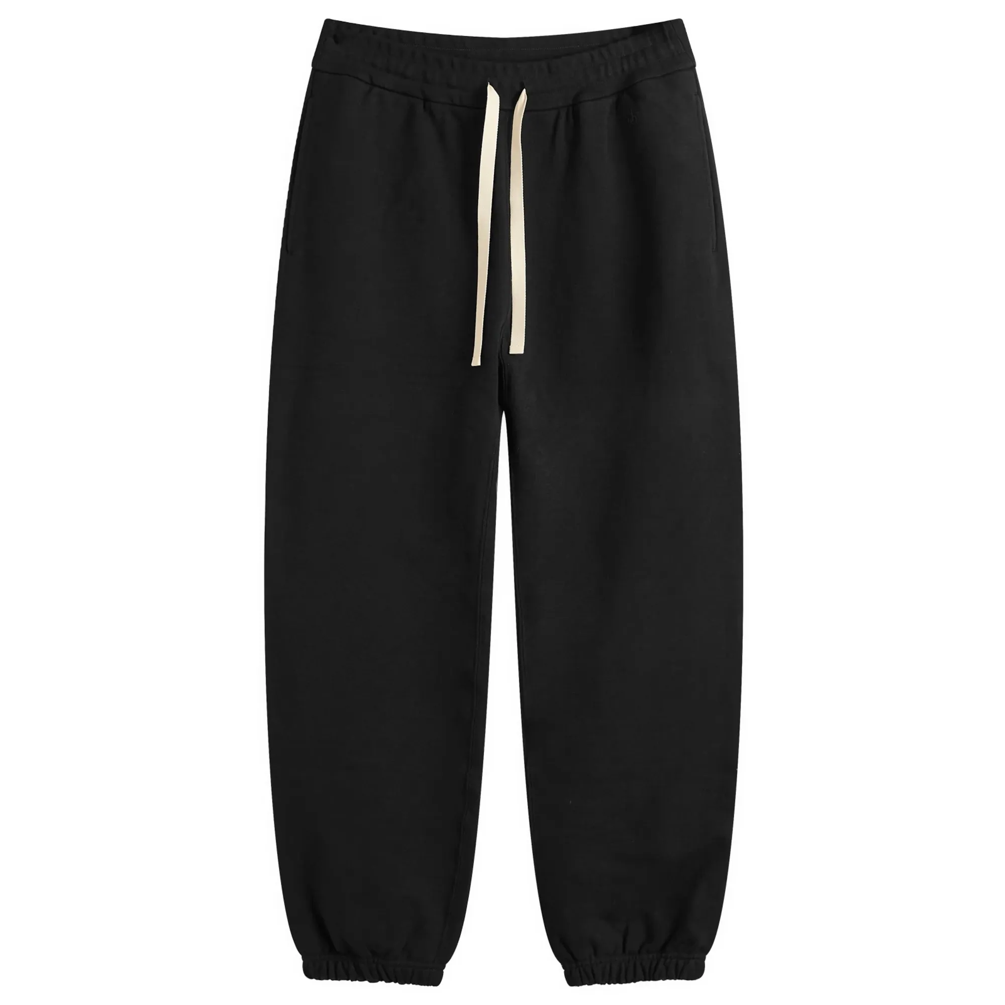Jil Sander+ Men's Ribbed Waistband Sweat Pants Black