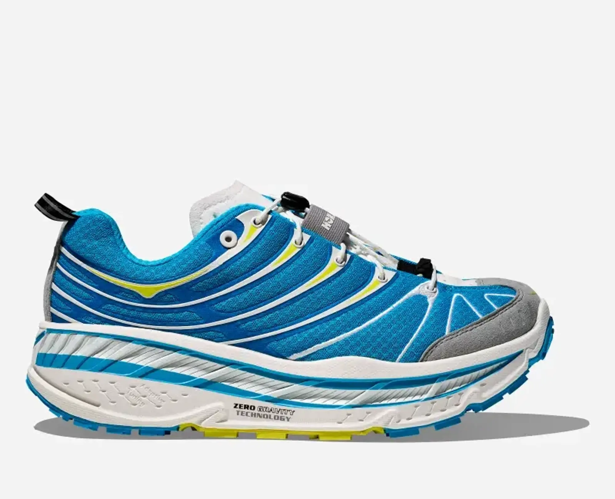Hoka One One Hoka Stinson Evo Og Lifestyle Shoes In Skyward Blue/Hoka Citrus